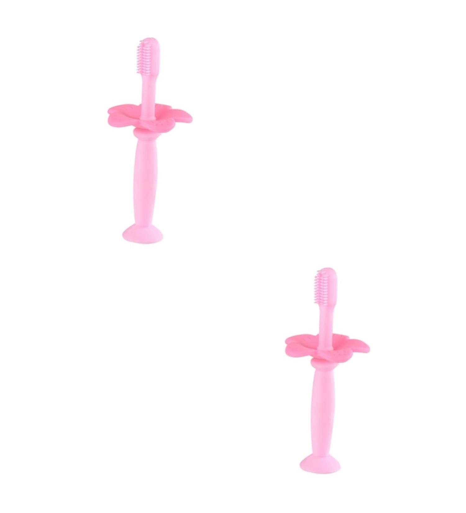 Buy Healvian Baby Toothbrush Set - 2 Pack - Soft Children's Oral Care Brush - Ideal for Kids with Clean Sound Wall Design - Buy Online on GoSupps.com