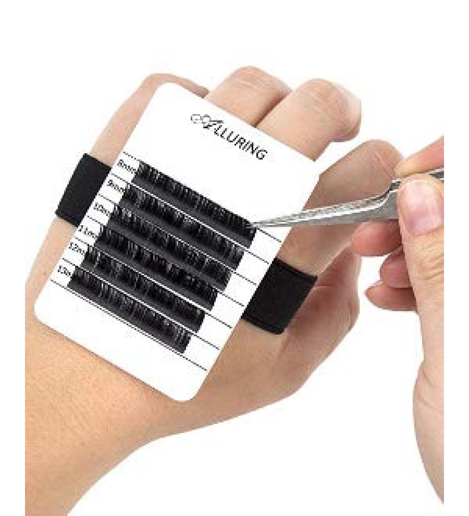 Alluring Individual Eyelash Extension Hand Plate Lash Holder | Adjustable Lash Tray Strip Palette | One Size Fits All Eyelash Extension Holder Lash Tool | Professional Eyelash Extension Supplies