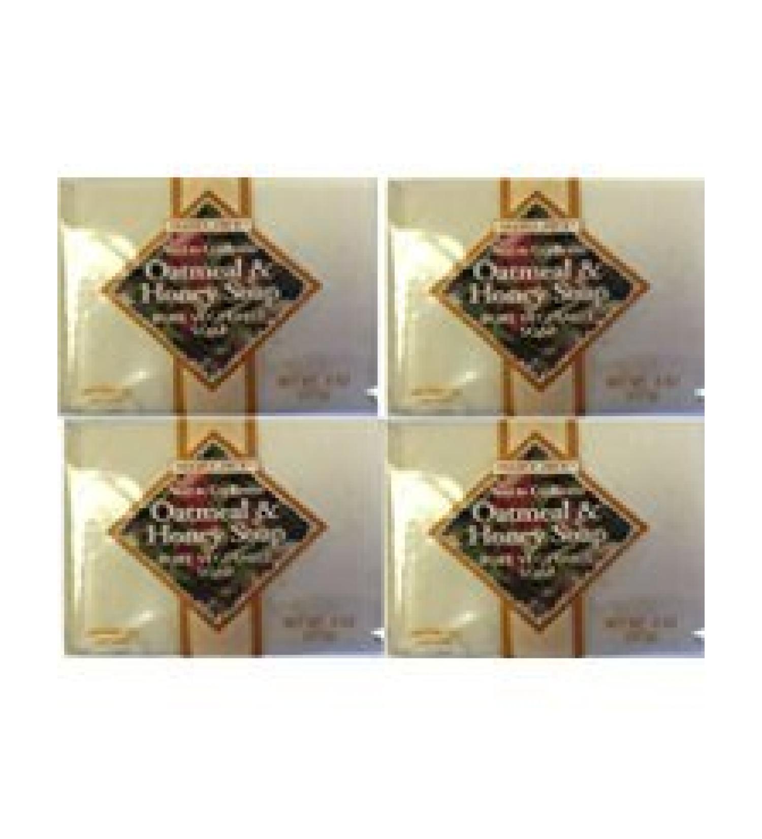 Trader Joe's Next to Godliness Oatmeal & Honey Soap 4oz - Pack of 2 (Four Pack (8 bars))