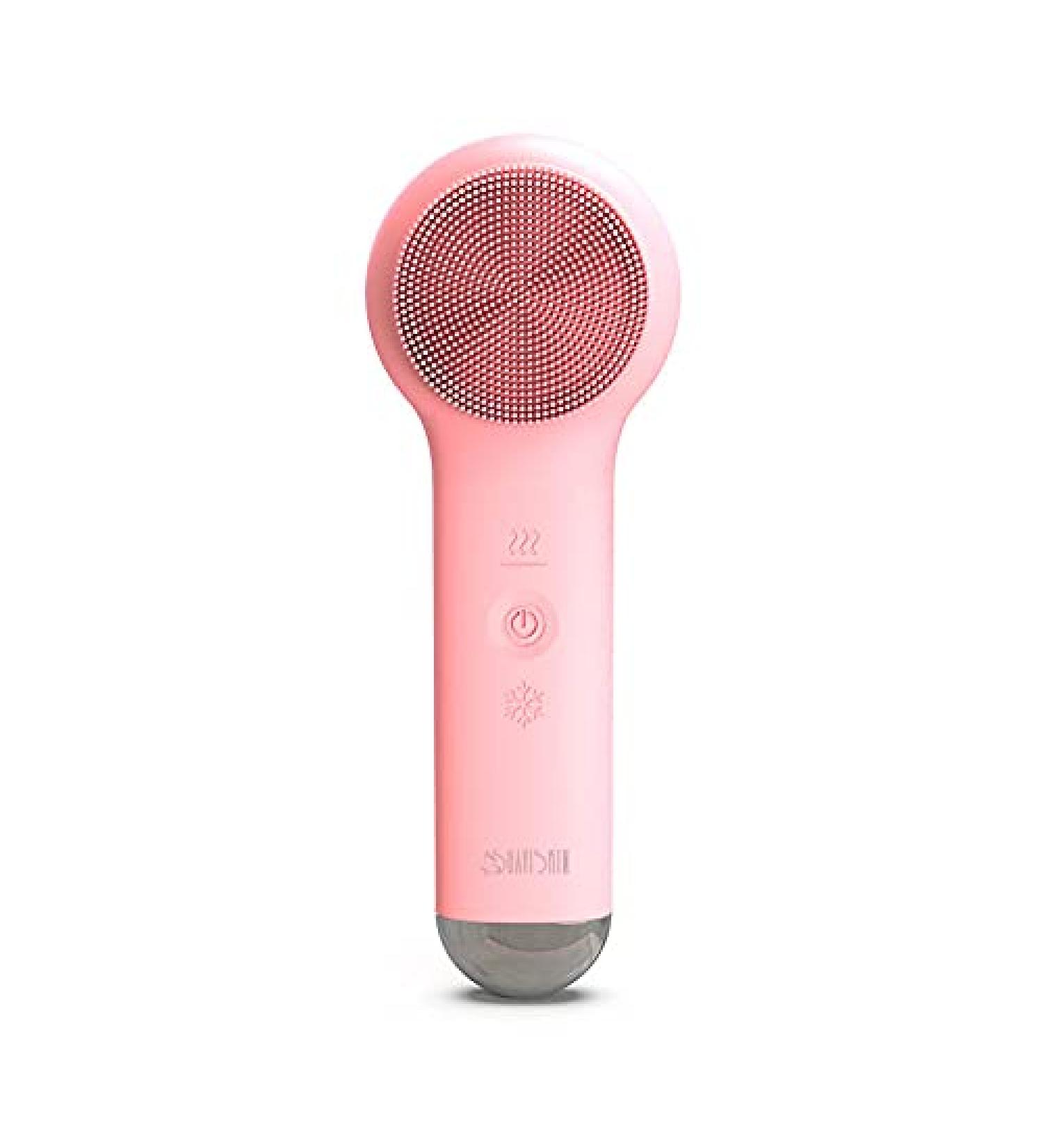 Facial Cleansing Brush | Hot & Cold Compress | Waterproof Silicone Scrubber | Deep Clean & Exfoliate | Massaging | USB Rechargeable - Buy Online on GoSupps.com
