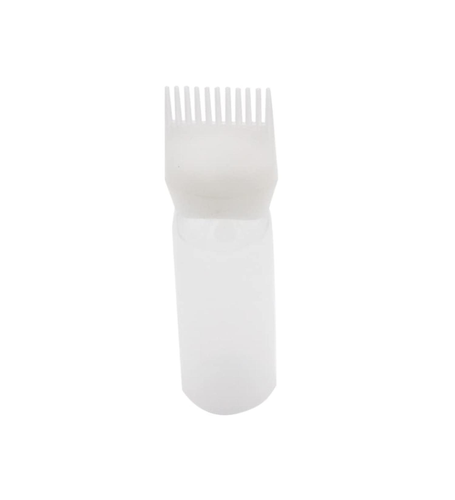 Hair BrushesHair Dye Bottle 120ML Shampoo Bottle Hair Comb Applicator Bottle Brush Bottle for Hair Dyeing Tool White - Buy Online on GoSupps.com