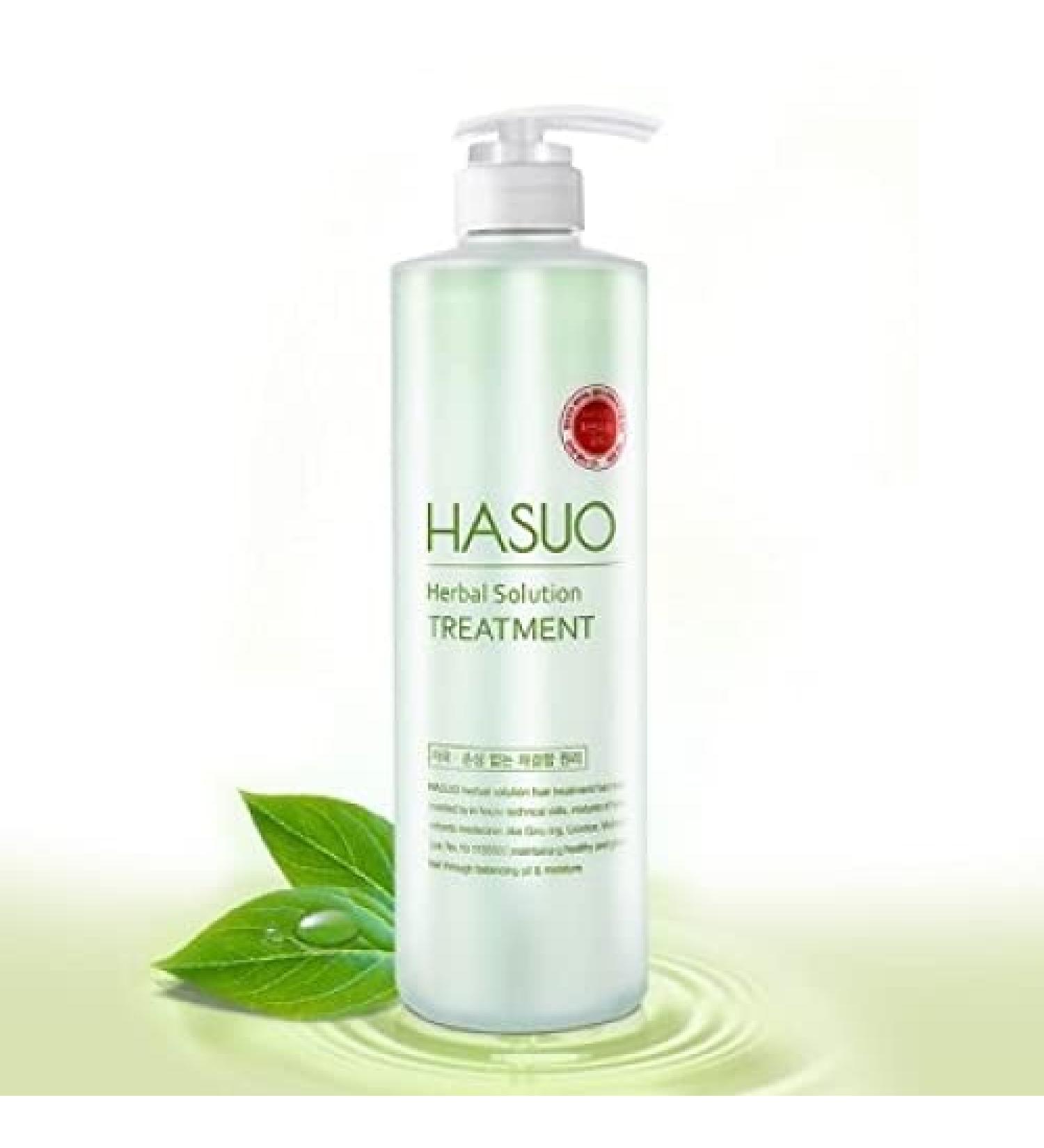 Hasuo Herbal Solution Treatment 750ml/ 25.36 fl.oz Balancing Oil & Moisture