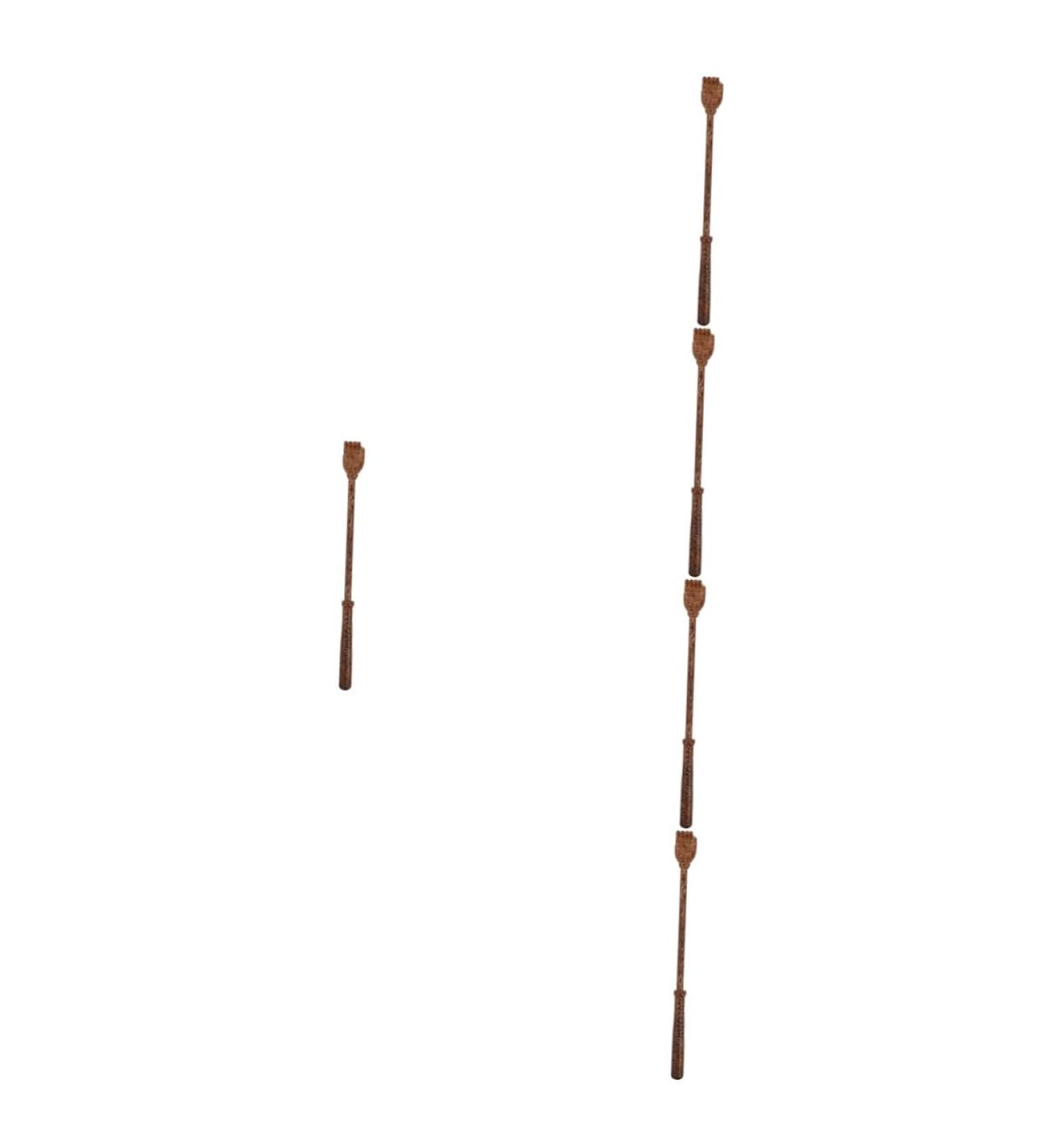 Frcolor 5-Set Personalized Back Scratchers | Wooden Anti-Itching & Shower Massage Tools for Adults - Buy Online on GoSupps.com