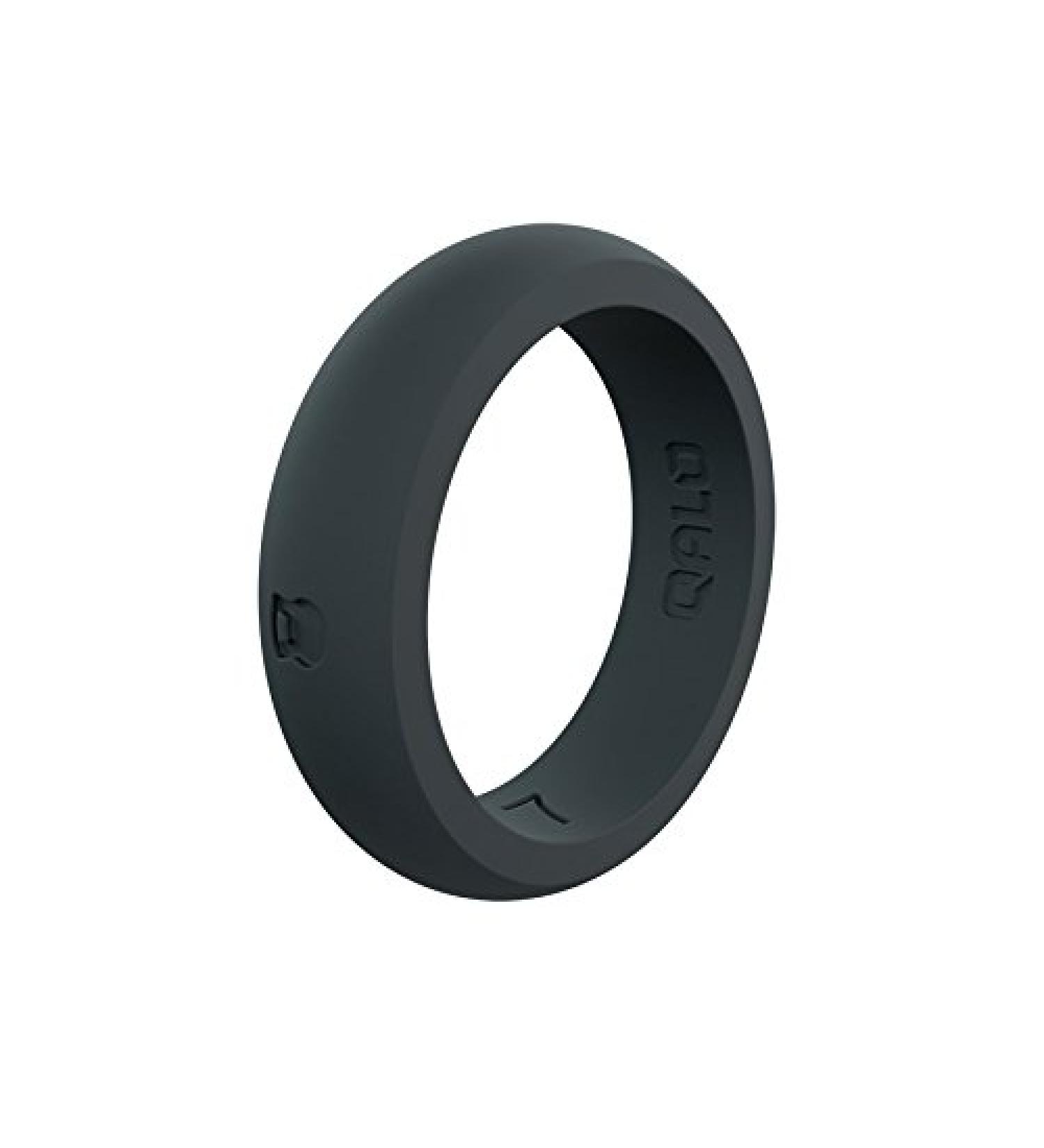 QALO Women's Classic Silicone Ring Collection - Slate Grey, Size 5 - Buy Online on GoSupps.com