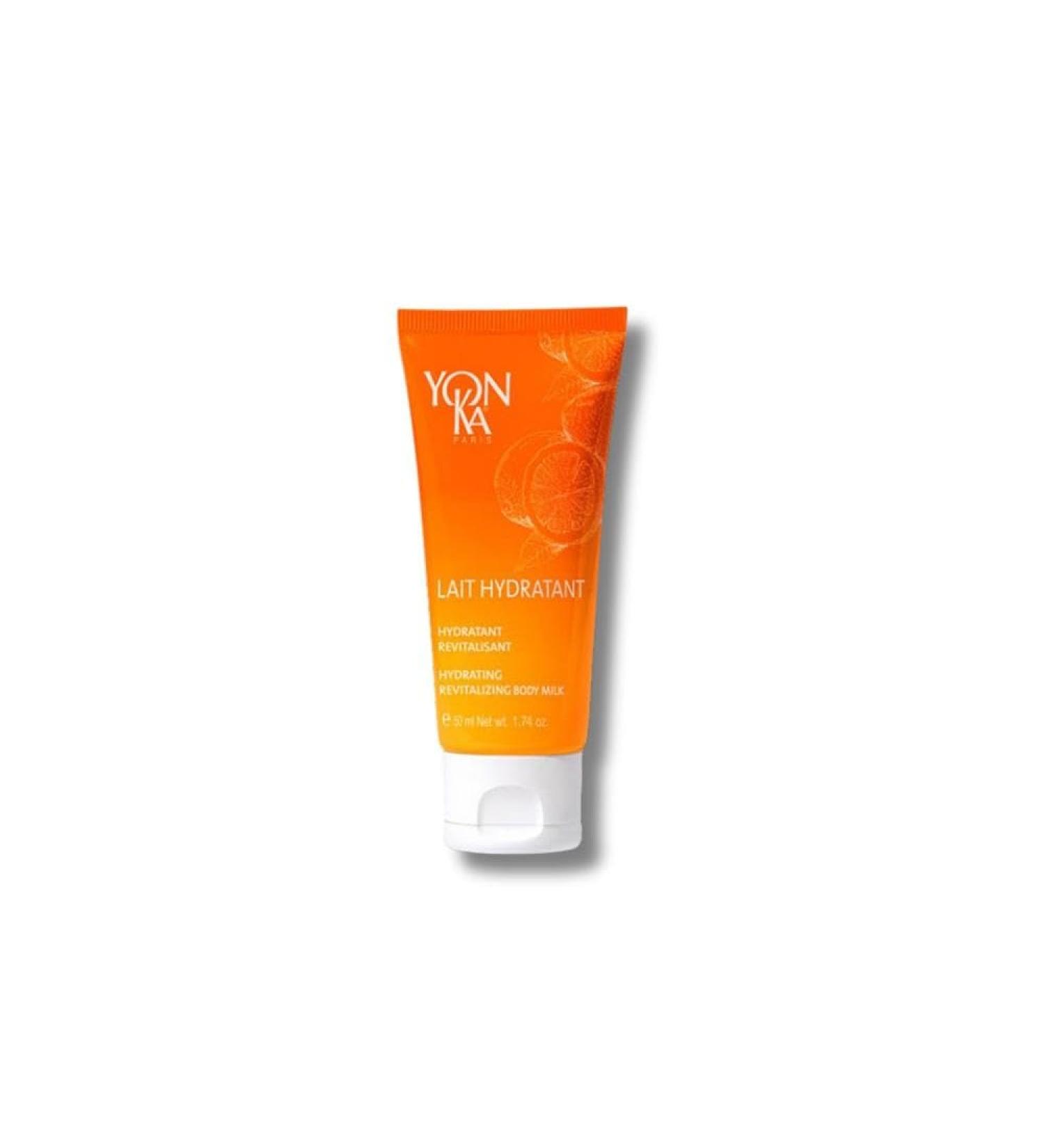 Yon-Ka Vitality Moisturizing Body Lotion 75 ml - 96% Natural Origin Moisturizing Repair Body Lotion with Vitamin - No Greasy Film - With Tangerine and Sweet Orange Essences (Travel Size) - Buy Online on GoSupps.com