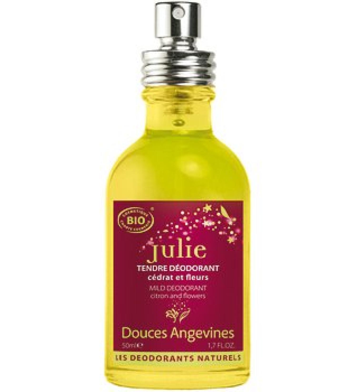 Les Douces Angevines Julie Natural deodorant with floral and sweet notes 50ml