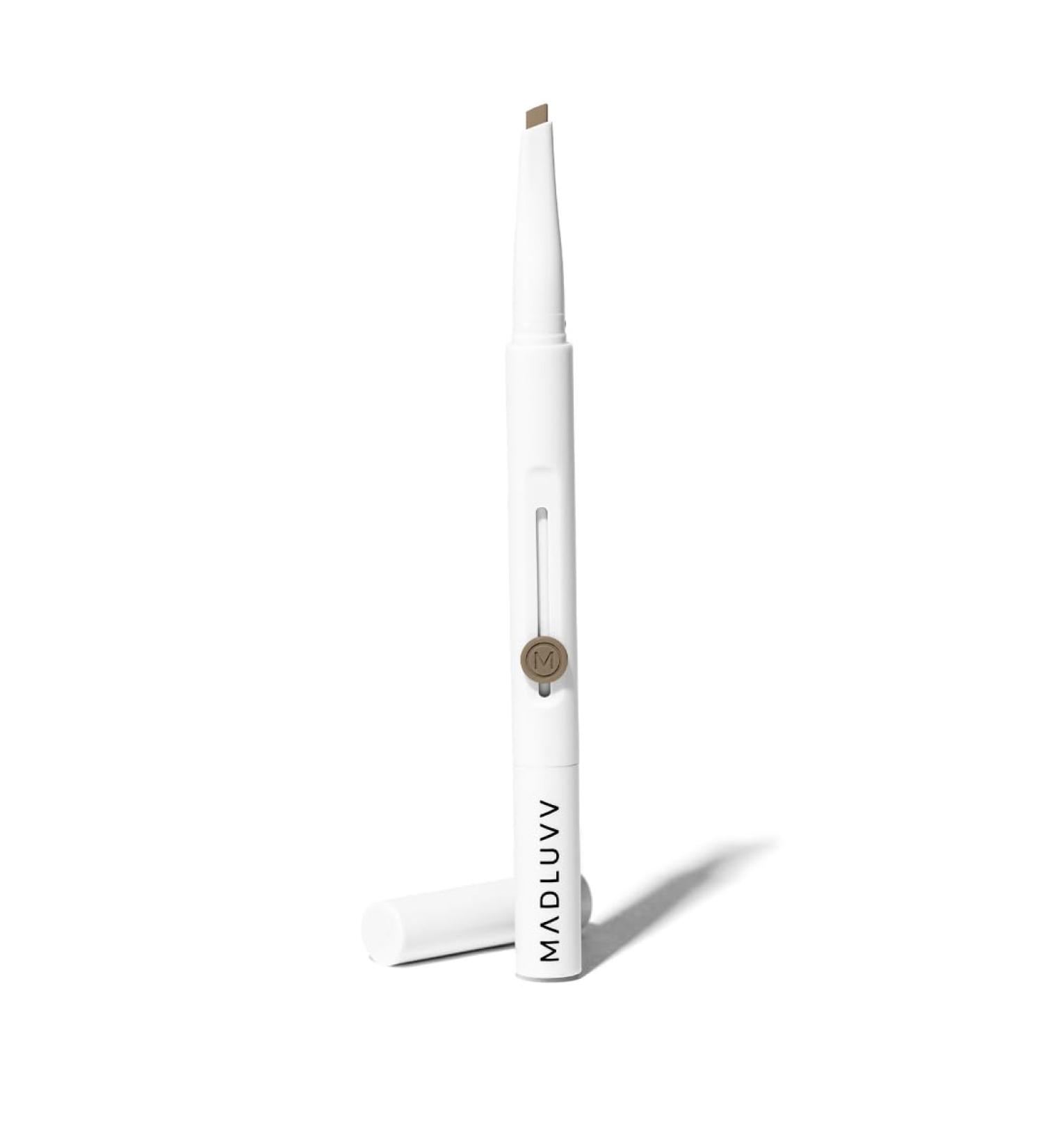 MADLUVV Exacto Brow Pencil - Flawless Taupe Brows | Dual-Ended Design | Long-Lasting Precision & Blending Brush - Buy Online on GoSupps.com