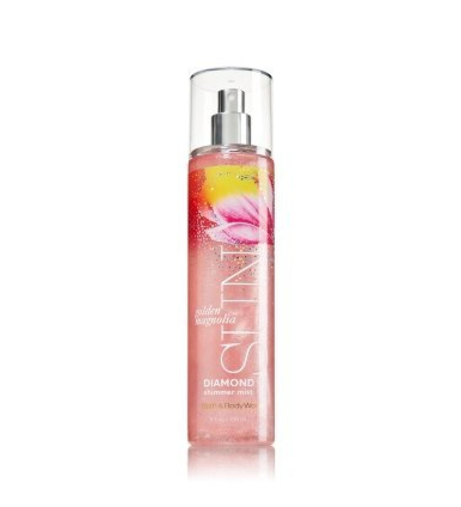 Bath & Body Works Signature Collection Diamond Shimmer Mist - Golden Magnolia SUN - 8 Fl Oz / 236 Ml by Bath & Body Works