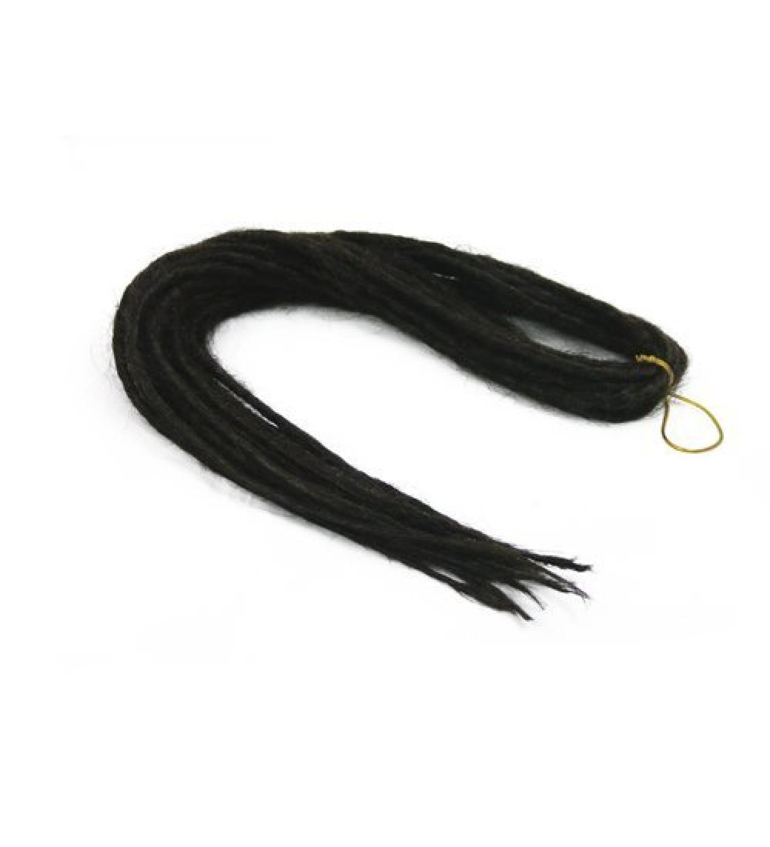 Elysee Star Dreads #4 Dark Brown Dreadlocks Double Ended Synthetic Dread