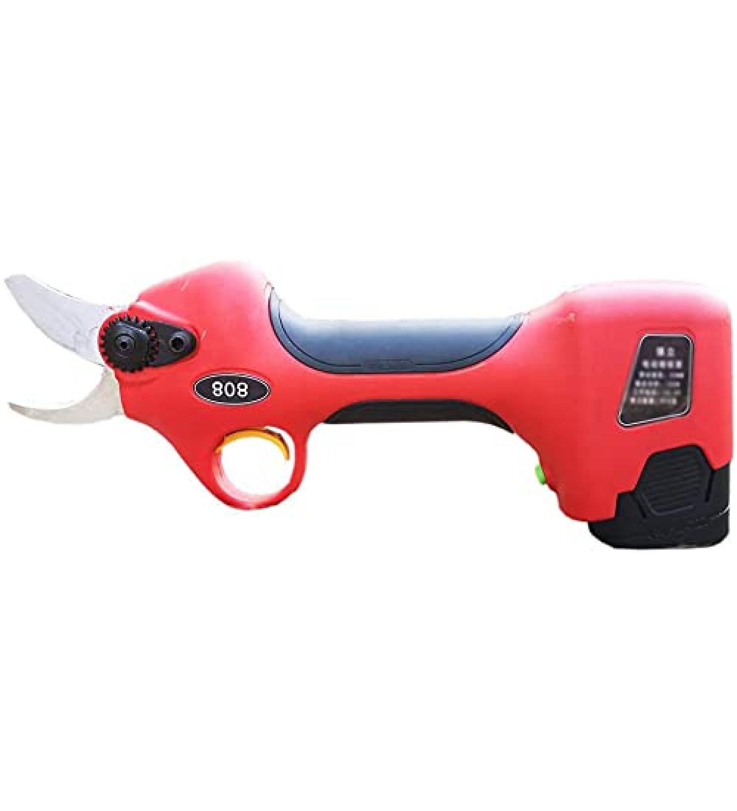 Electric Pruning Shears Garden 25Mm Branch Cutter Electric Cordless with 2 Rechargeable Lithium Battery Garden Fruit Tree Bushes Trimmer Small Gift - Buy Online on GoSupps.com