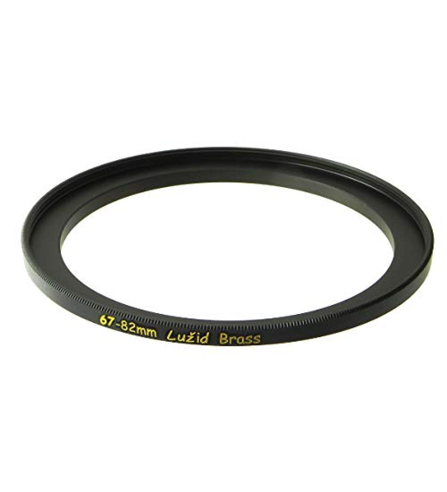 LUID X2 Brass 67mm to 82mm Step Up Filter Ring Adapter 67 82 Luzid