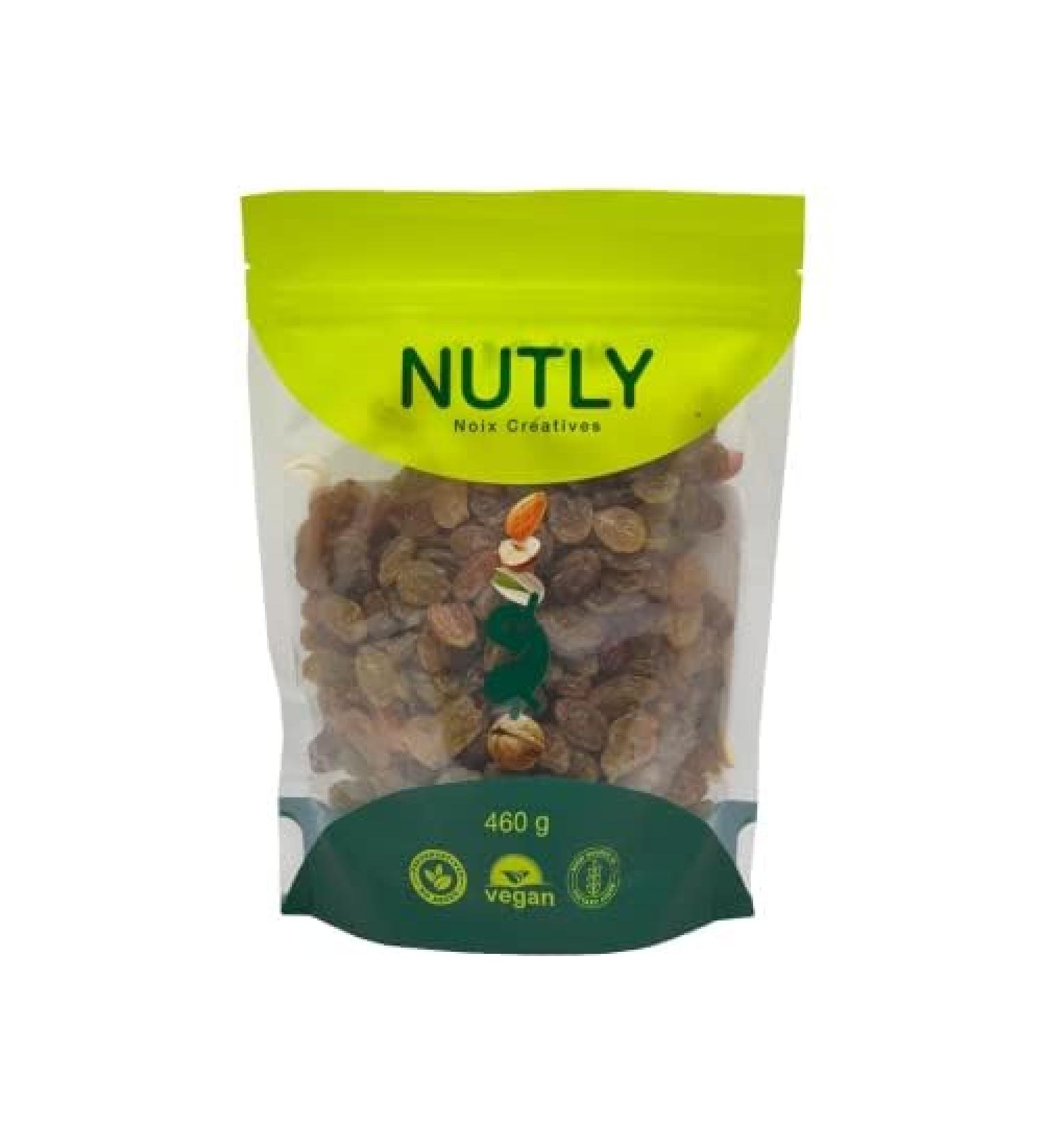 Jumbo Golden Raisins NUTLY (460) 460.0 grams - Buy Online on GoSupps.com