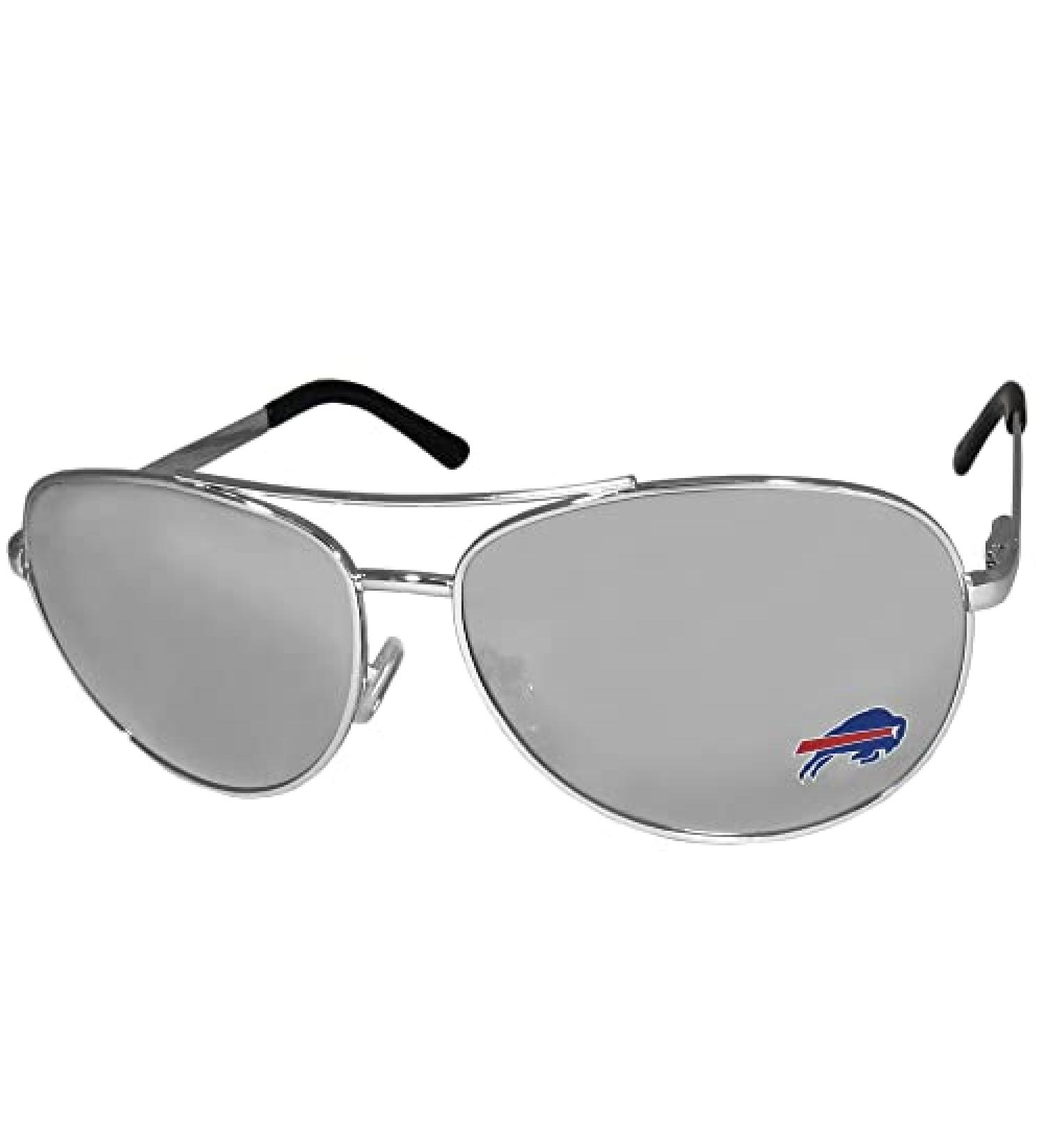 Siskiyou Sports Aviator Sunglasses Buffalo Bills One Size Silver