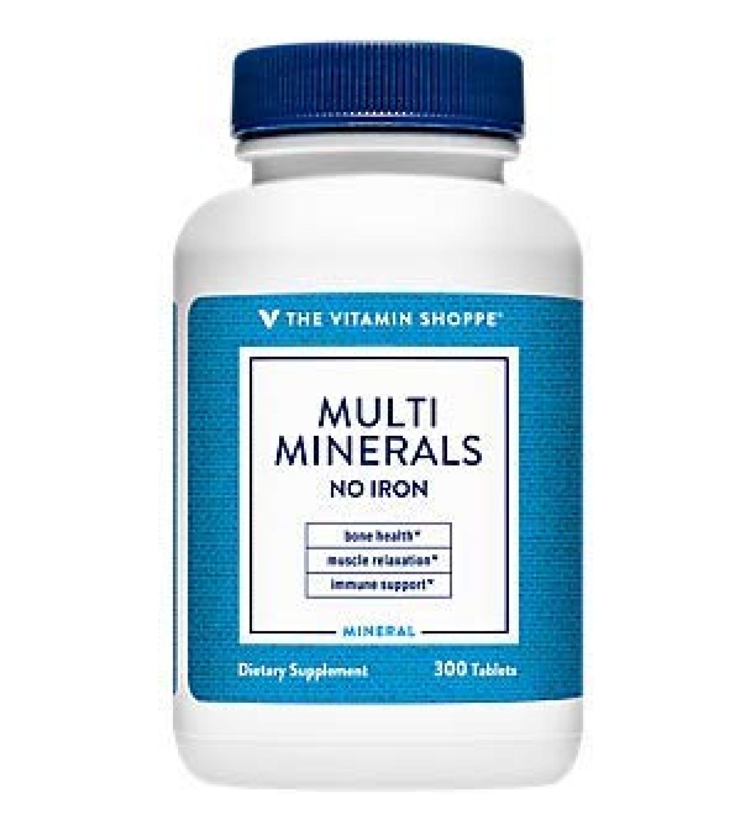 Multi Minerals with Boron & Vitamin D - 300 Tablets | The Vitamin Shoppe - Buy Online on GoSupps.com