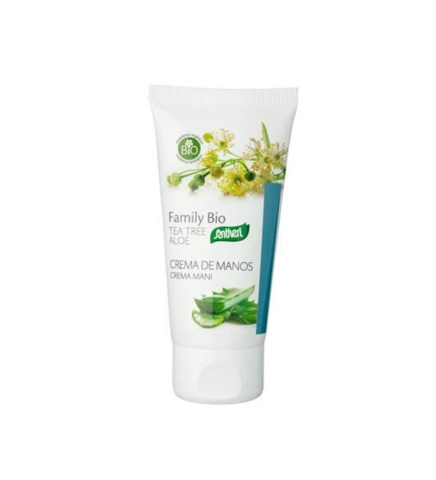 Santiveri Familia Tea Tree Hand Cream 50 ml Green Tea Tea Tree 50 ml (1 pack)