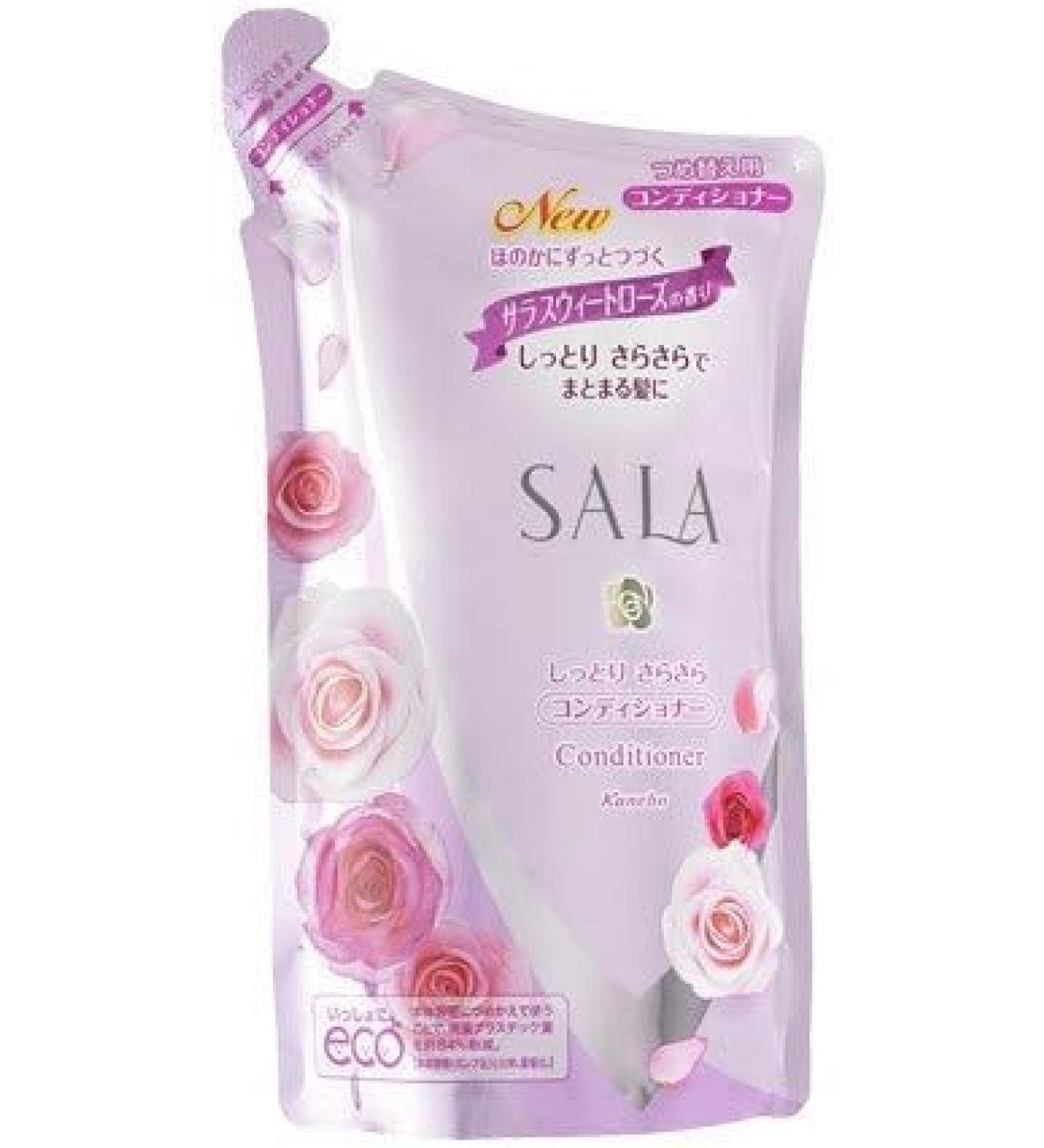 SALA Kanebo Sala Moist Smooth Conditioner Refill 350ml (Green Tea Set)