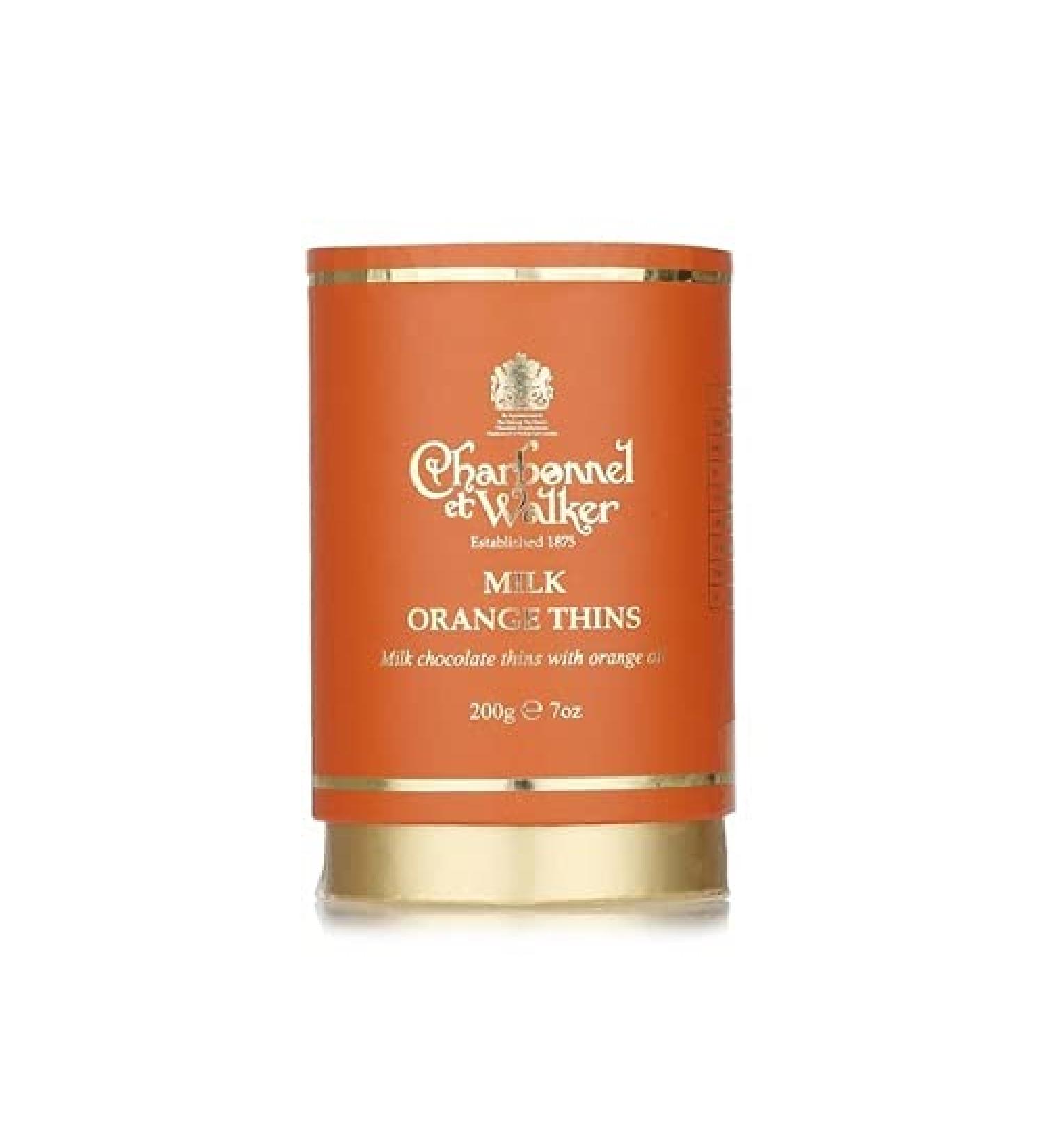 Charbonnel et Walker Milk Orange Thins 200 g