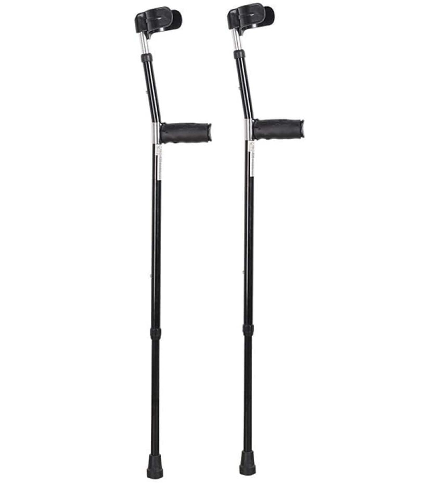 Forearm Crutches Adjustable Crutch Aluminum Cane Elbow Can Adjust Adult Underarm Cane Forearm Lightweight Arm Crutch - Buy Online on GoSupps.com