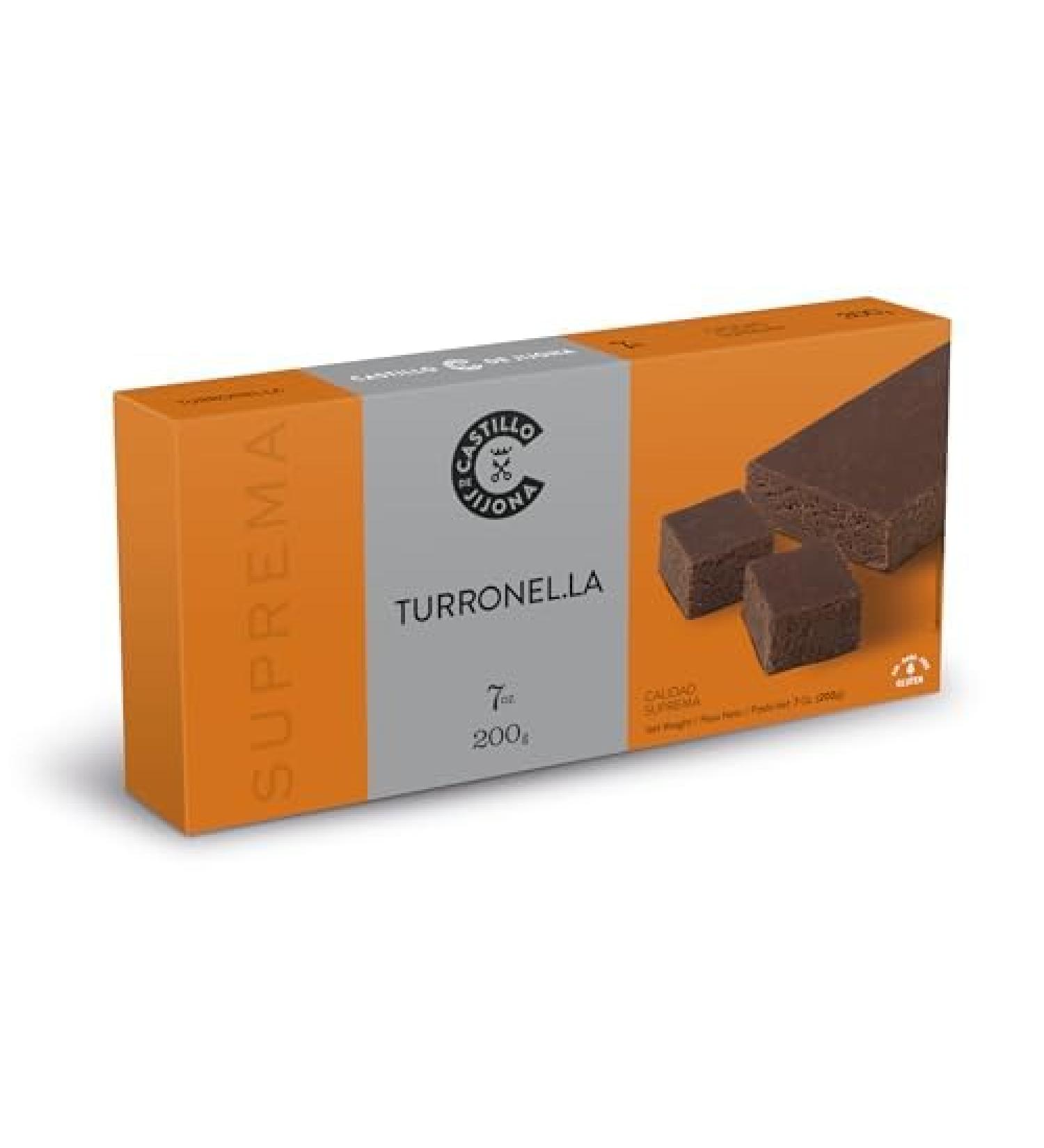  CASTILLO DE JIJONA Castillo de Jijona Turronel 200g - Original Nougat - Delicious and unique - Gluten-free - High quality - Shelf life of 18 months - Made in Spain (Jijona) - Buy Online on GoSupps.com