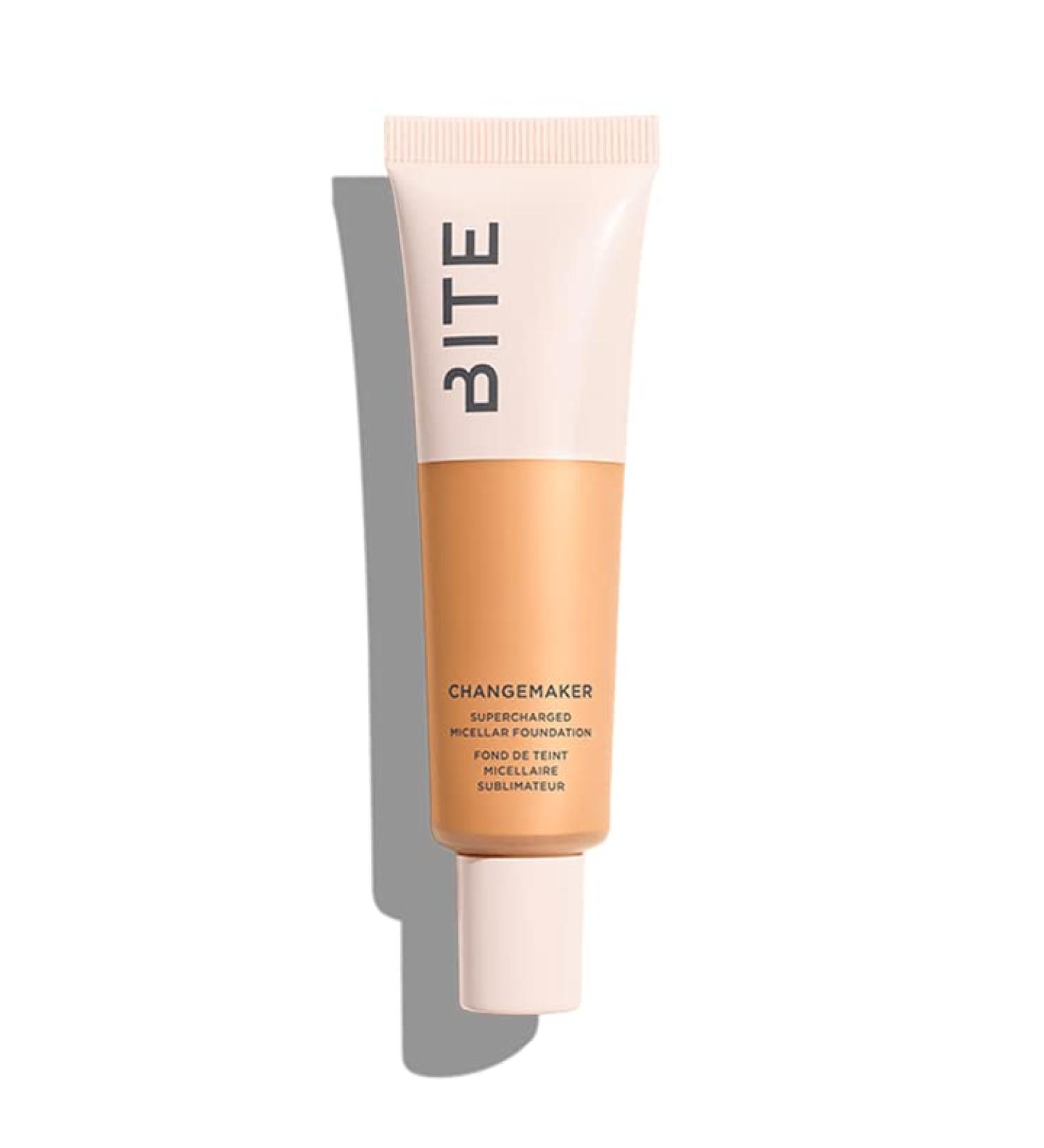 Bite Beauty Changermaker-Supercharged Micellar Foundation shade L35 (30ml/1oz)  1 Ounce Peach 1 Ounce (Pack of 1)