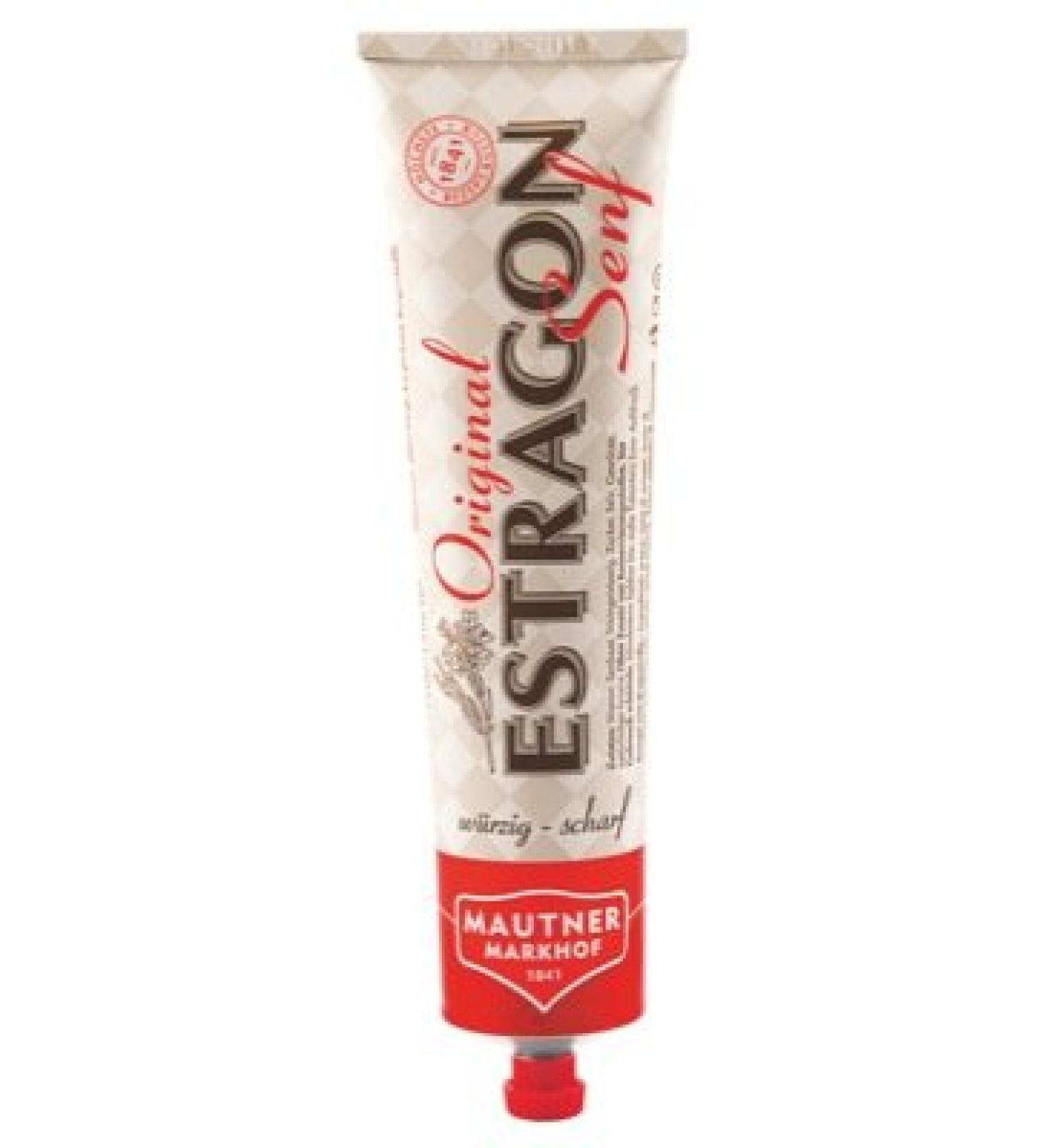 Mautner mustard 200g tarragon - 12 x 200g
