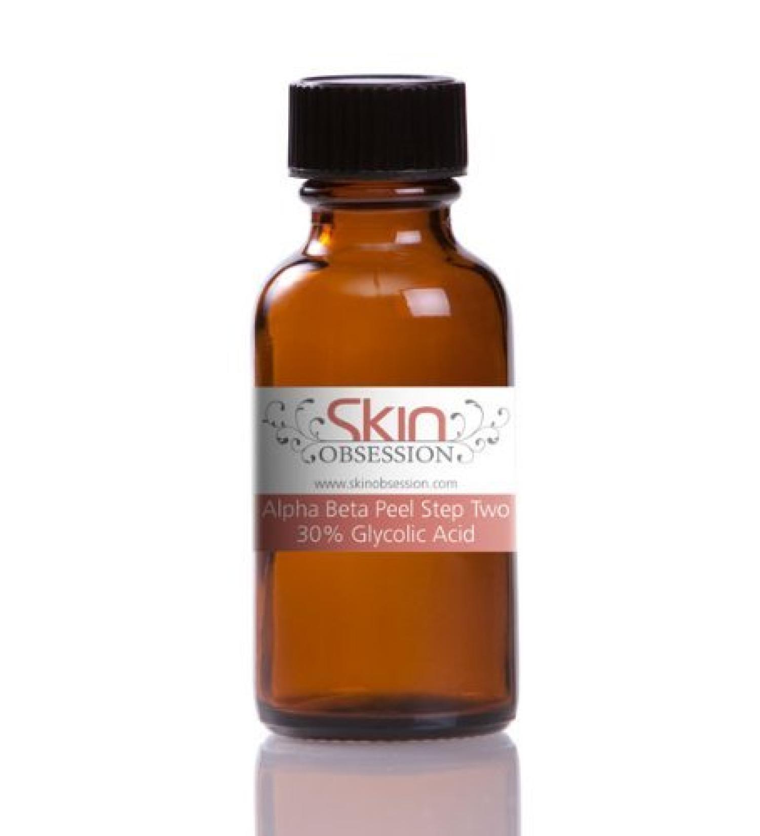 Skin Obsession 30% Glycolic Acid Peel   Treats Acne Scars  Acne  Dark Circles  & Fine Lines