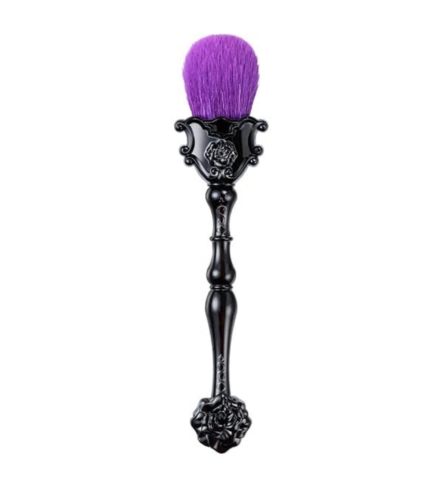 ANNA SUI Face Brush - Purple - Decorative & Delicate Design for Flawless Makeup Application