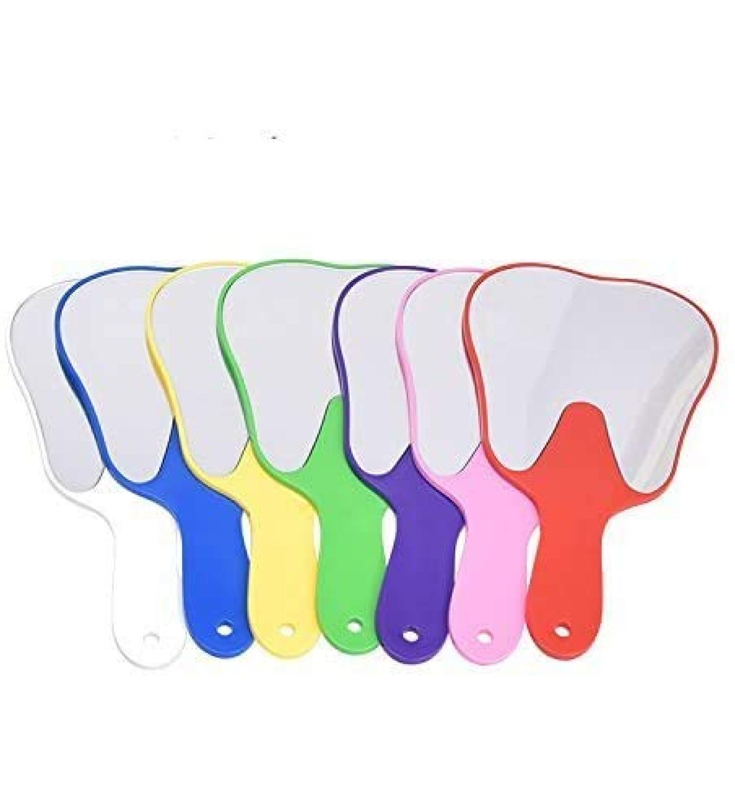 EustomA 10 Pcs Molar Tooth Handheld Mirrors for Office - Unique Tooth Shaped Hand Mirror Set - Buy Online on GoSupps.com