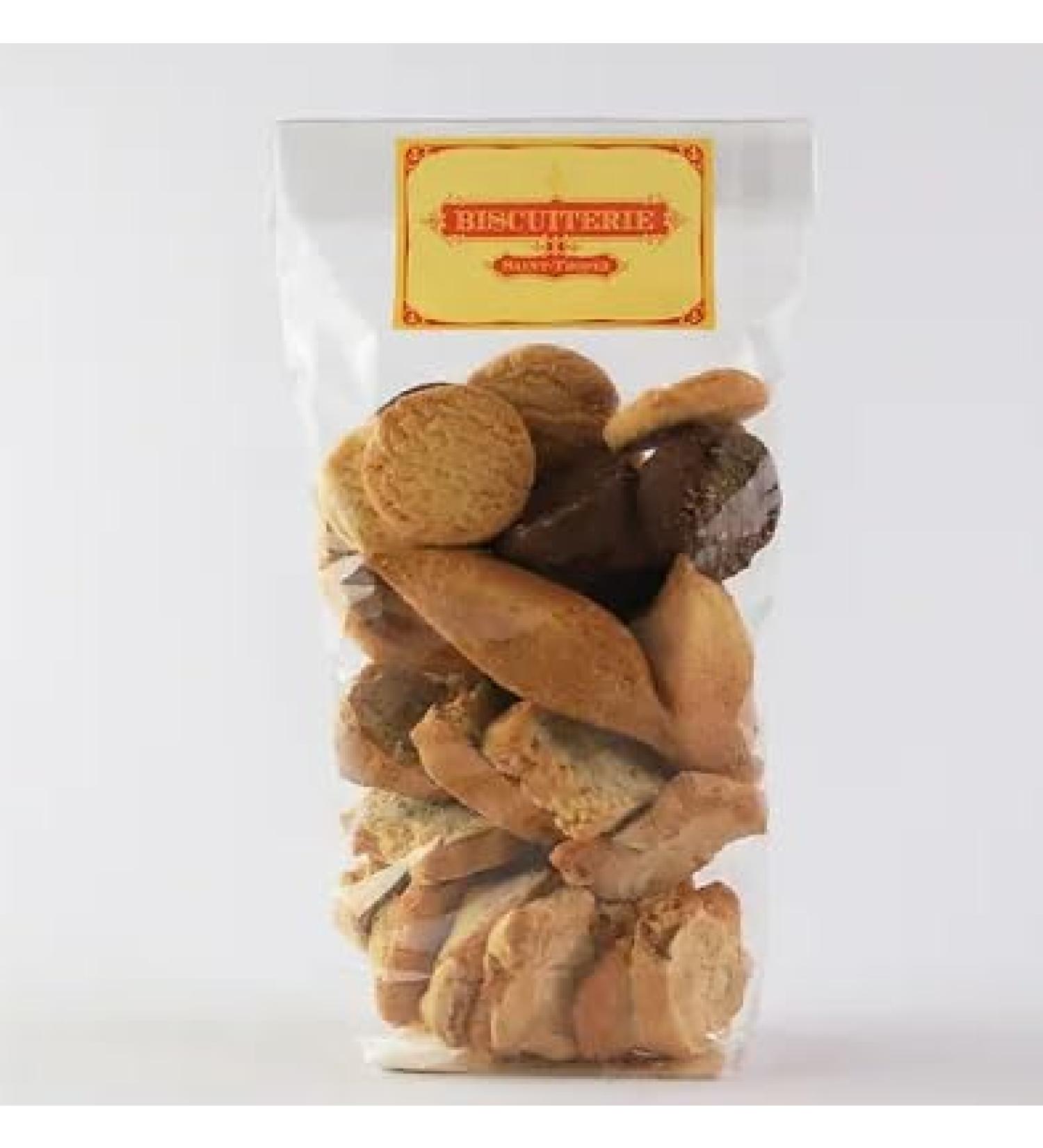 Artisanal biscuits/Biscuiterie Saint-Tropez/Pack of two 200g bags of Assorted biscuits