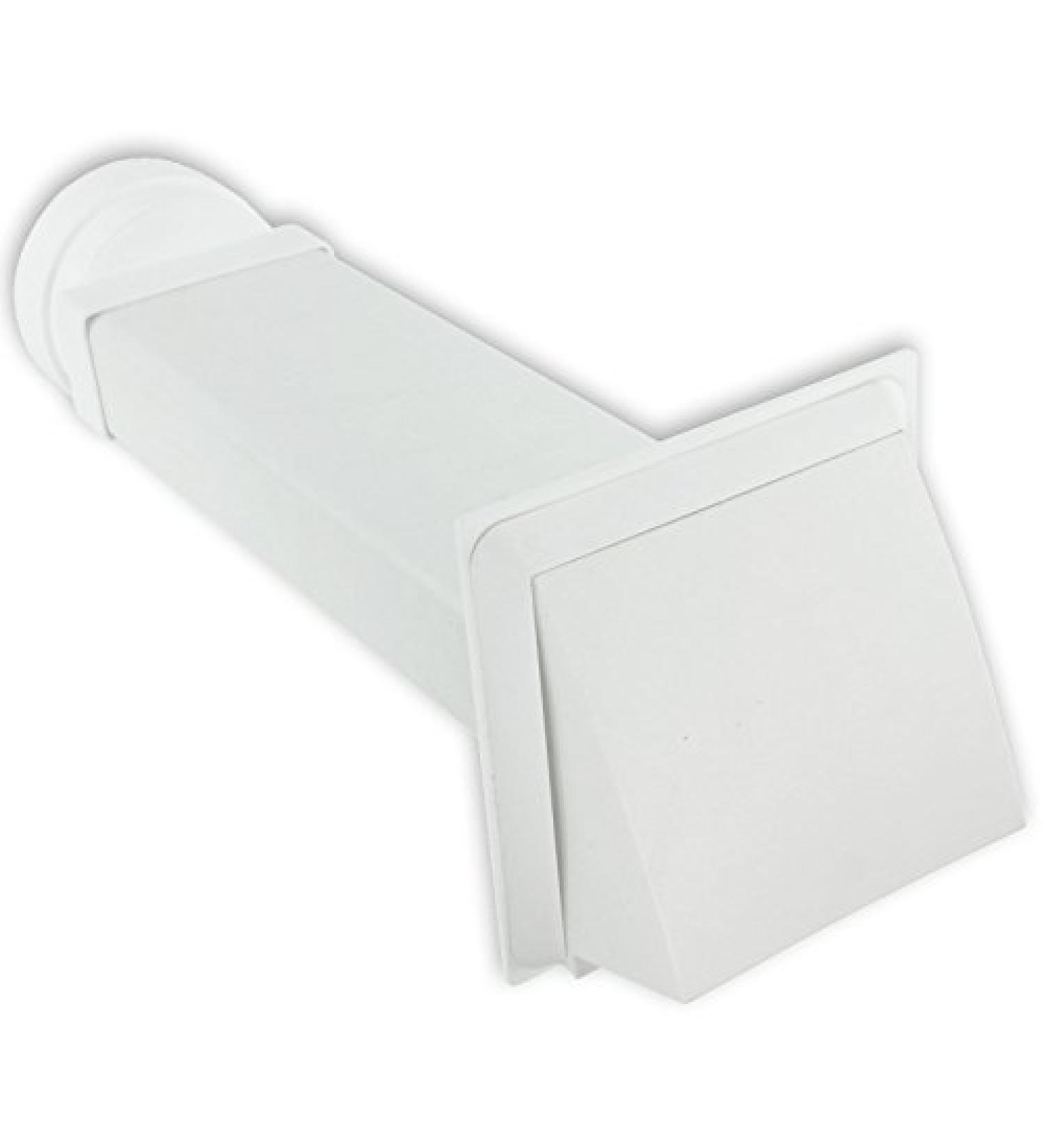  Spares2go Spares2go Universal External Ventilated Canopy Panel for Tumble Dryer Vent Kit White - Buy Online on GoSupps.com