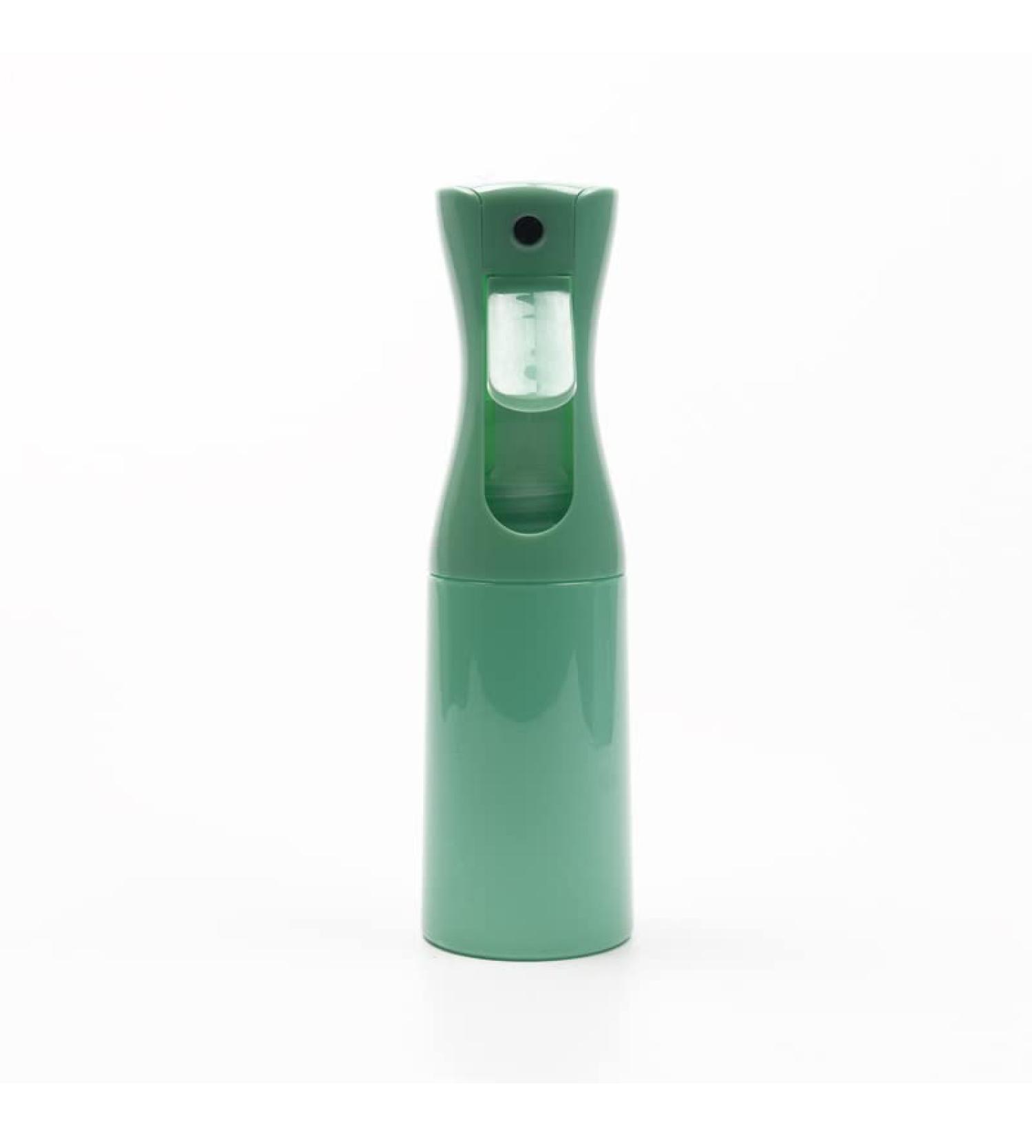 HUGE FUN Empty Continuous Ultra Fine Mister Water Spray Bottle - 6.8 oz (200ml) Green for Hair Styling, Plant Care, Cleaning Solutions, Gardening - Buy Online on GoSupps.com