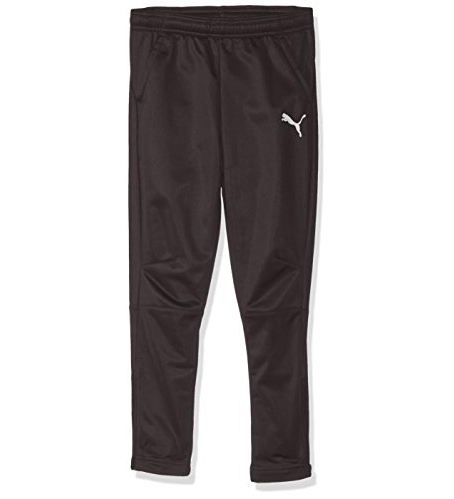 PUMA Youth Liga Training Pants Large Asphalt/Puma White