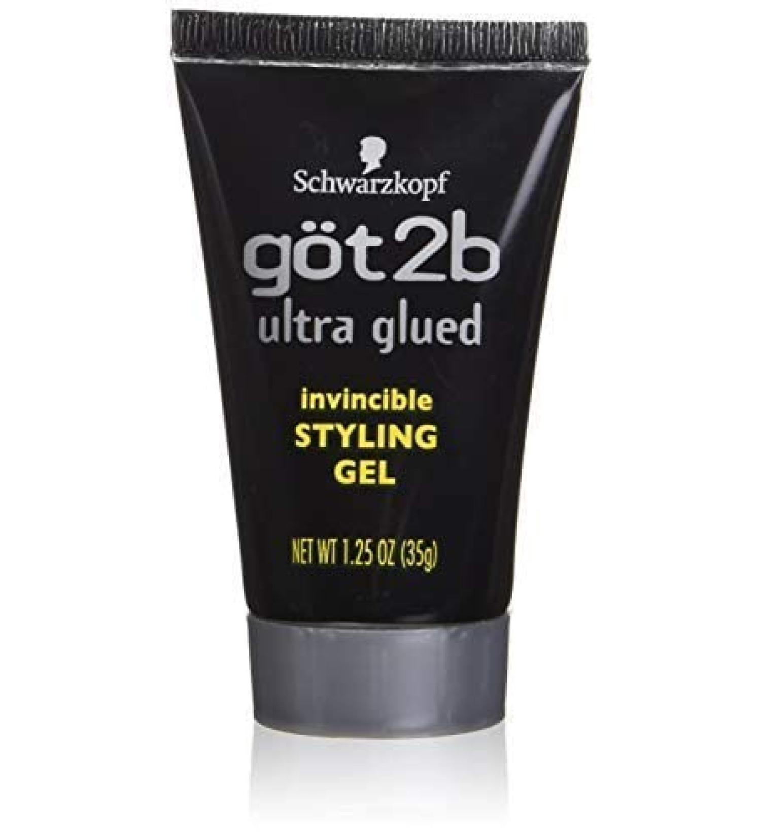 2-Pack Got2b Ultra Glued Invincible Styling Gel 1.25 oz - Long-Lasting Hold - Buy Online on GoSupps.com