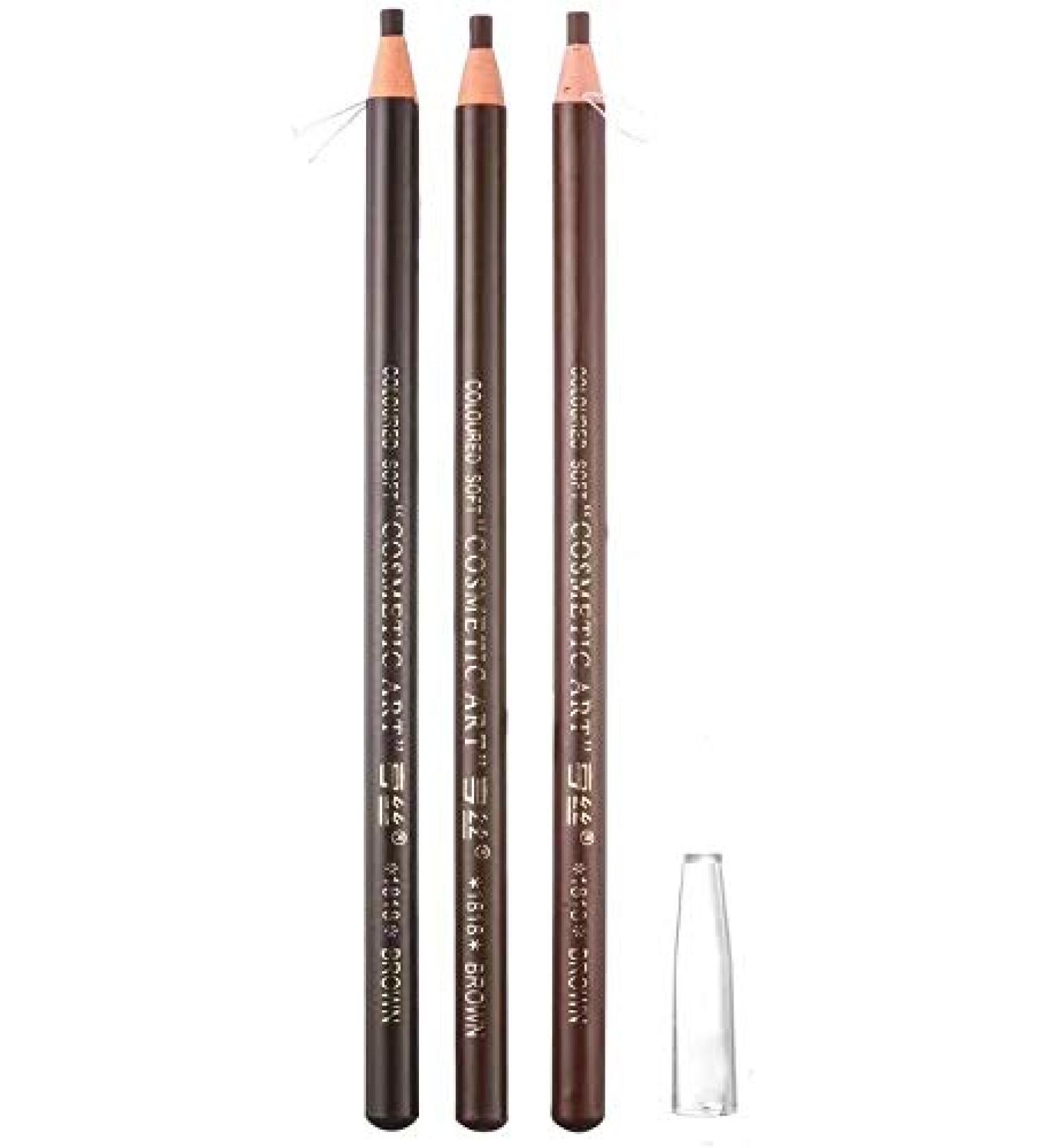 3pcs Sweat & Waterproof Eyebrow Pencil Set - Long Lasting Brow Pen in 3 Colors - Buy Online on GoSupps.com