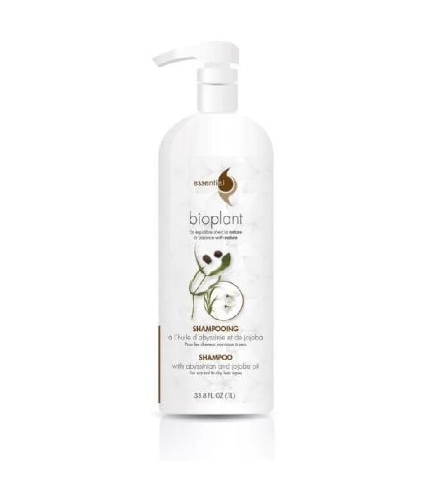 Bioplant - Abyssinian Oil & Jojoba Shampoo - Normal to Dry Hair (1L - 33.8oz) - Buy Online on GoSupps.com