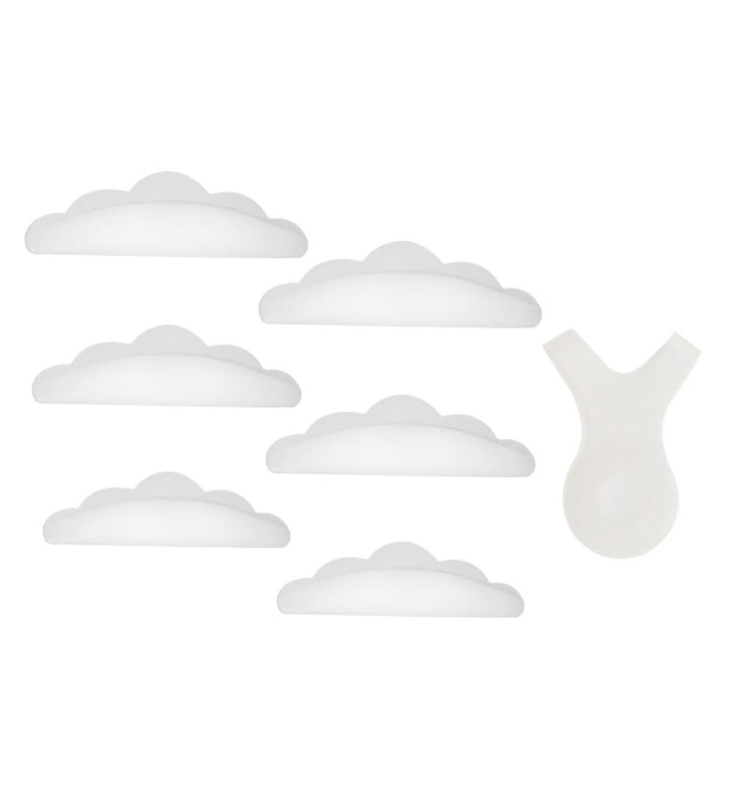 FRCOLOR 3 Pairs Eyelash Perming Curler Eyelash Brush for Lash Lift Eyelash Silicone Pads Lash Lift Pads Small Eyelash Curling Comb Eyelash Curler Perming Eyelashes Tools Crimping Hair Iron