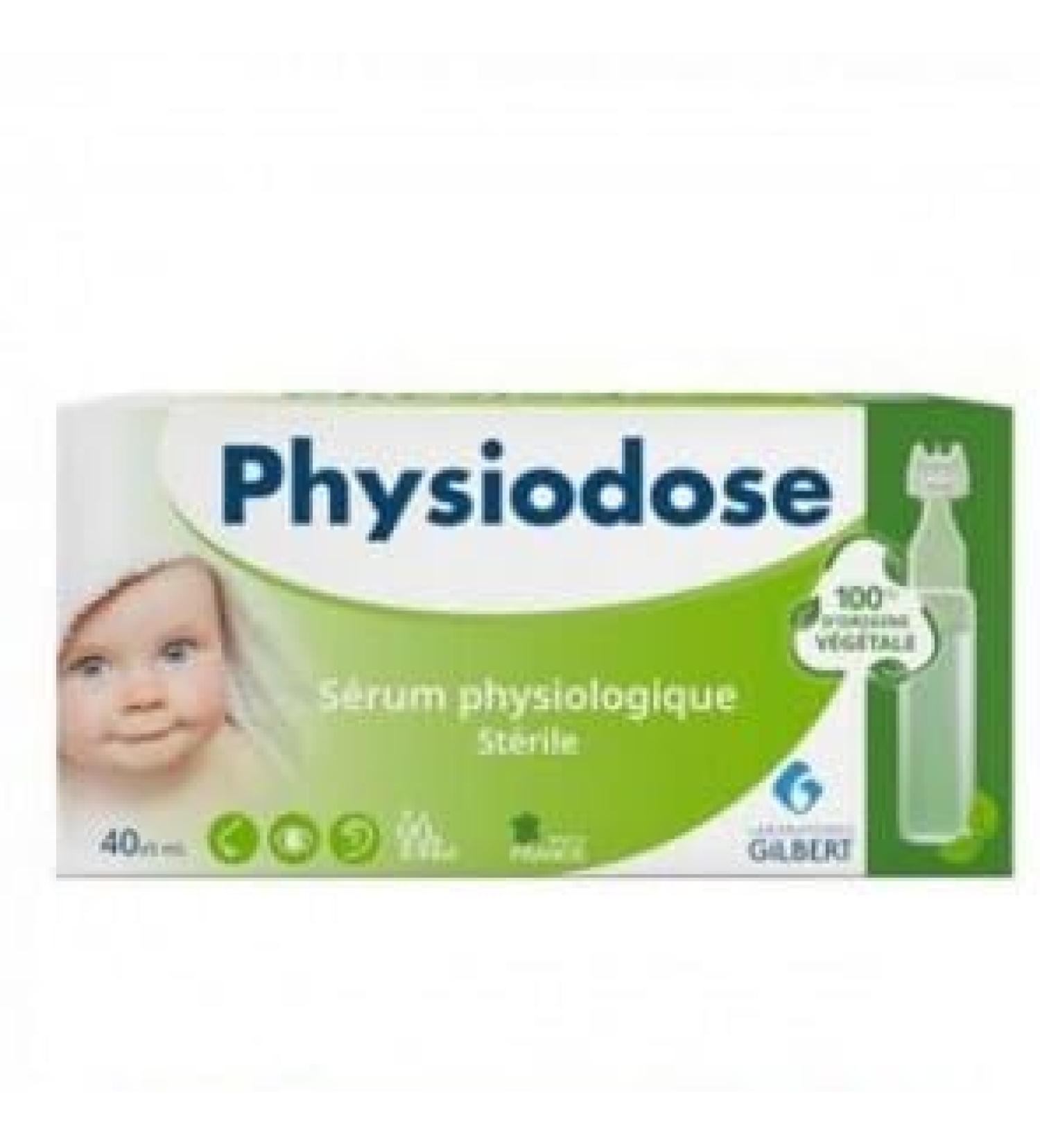 Sterile plastic vegetable physiological serum 40x5ml