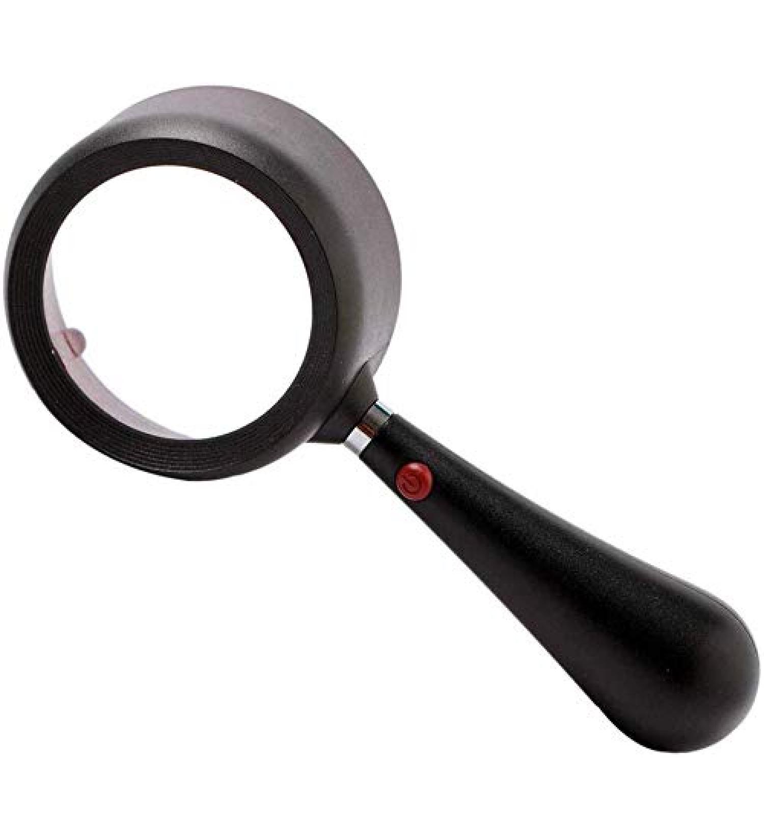 Magnifyings Educational Hobby Magnifiers Hand-Held Light with Led Lights 20 Times High-Definition High-Speed Identification Elderly Students Children Reading Magnifying Glass - Buy Online on GoSupps.com