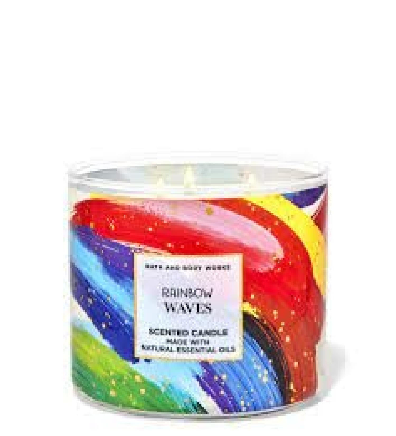 Rainbow Waves 3 Wick Candle 14.5 oz / 411 g