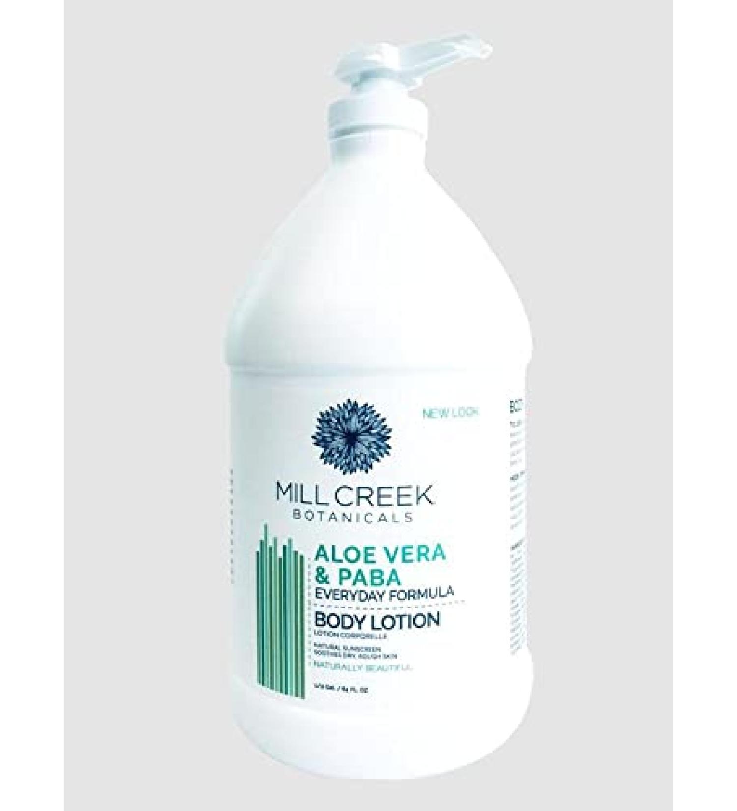 MILL CREEK LOTION ALOE VERA & PABA 64 OZ 1-EA