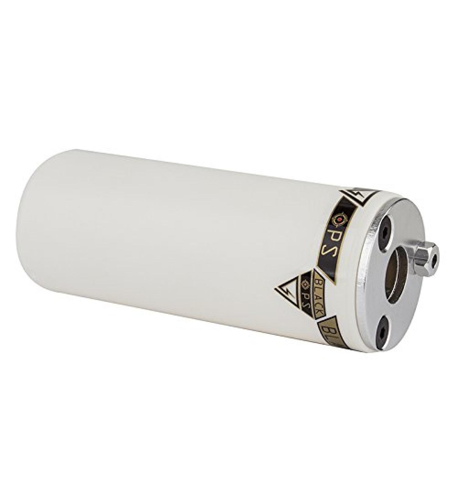 Black Ops GL BMX Pegs, 40 x 100 3/8-14mm White