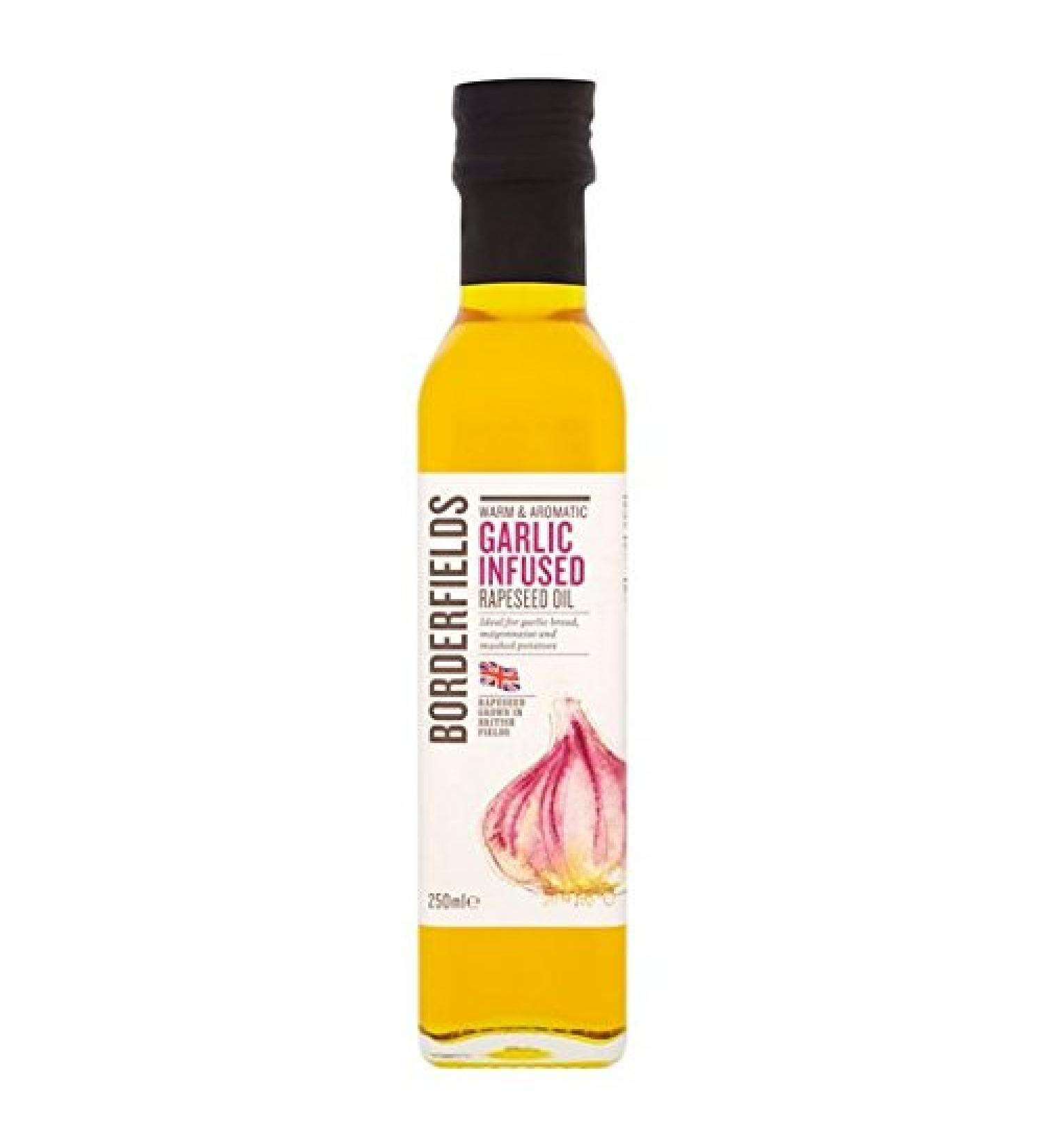 Borderfields Borderfields Cold-Pressed Rapeseed Oil Garlic Infusion 250 ml