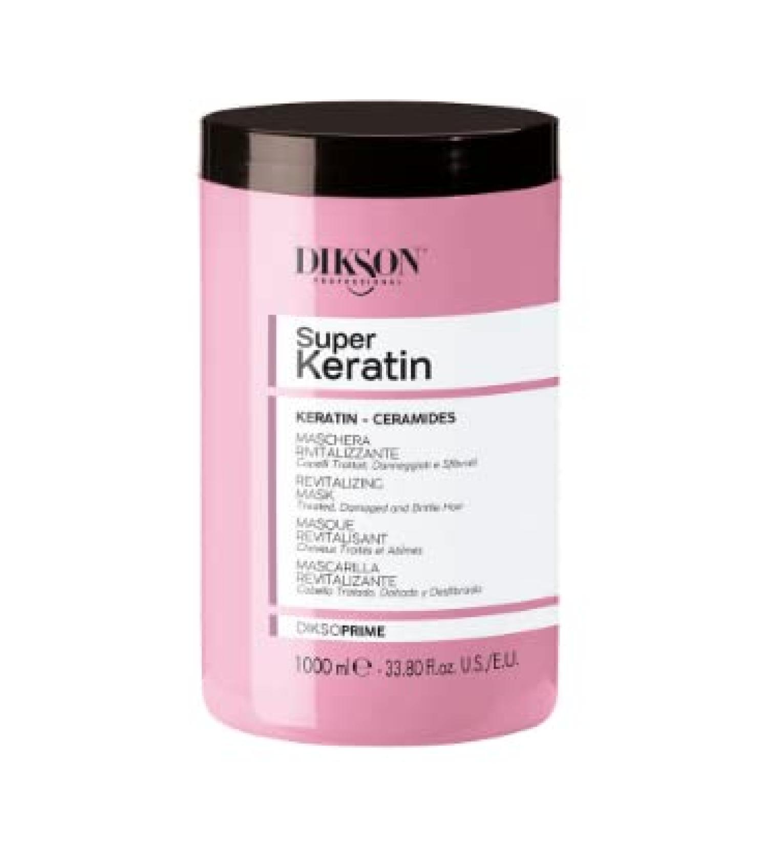 Revitalizing mask with keratin (vegetable) and ceramides 1000 ml Dikson