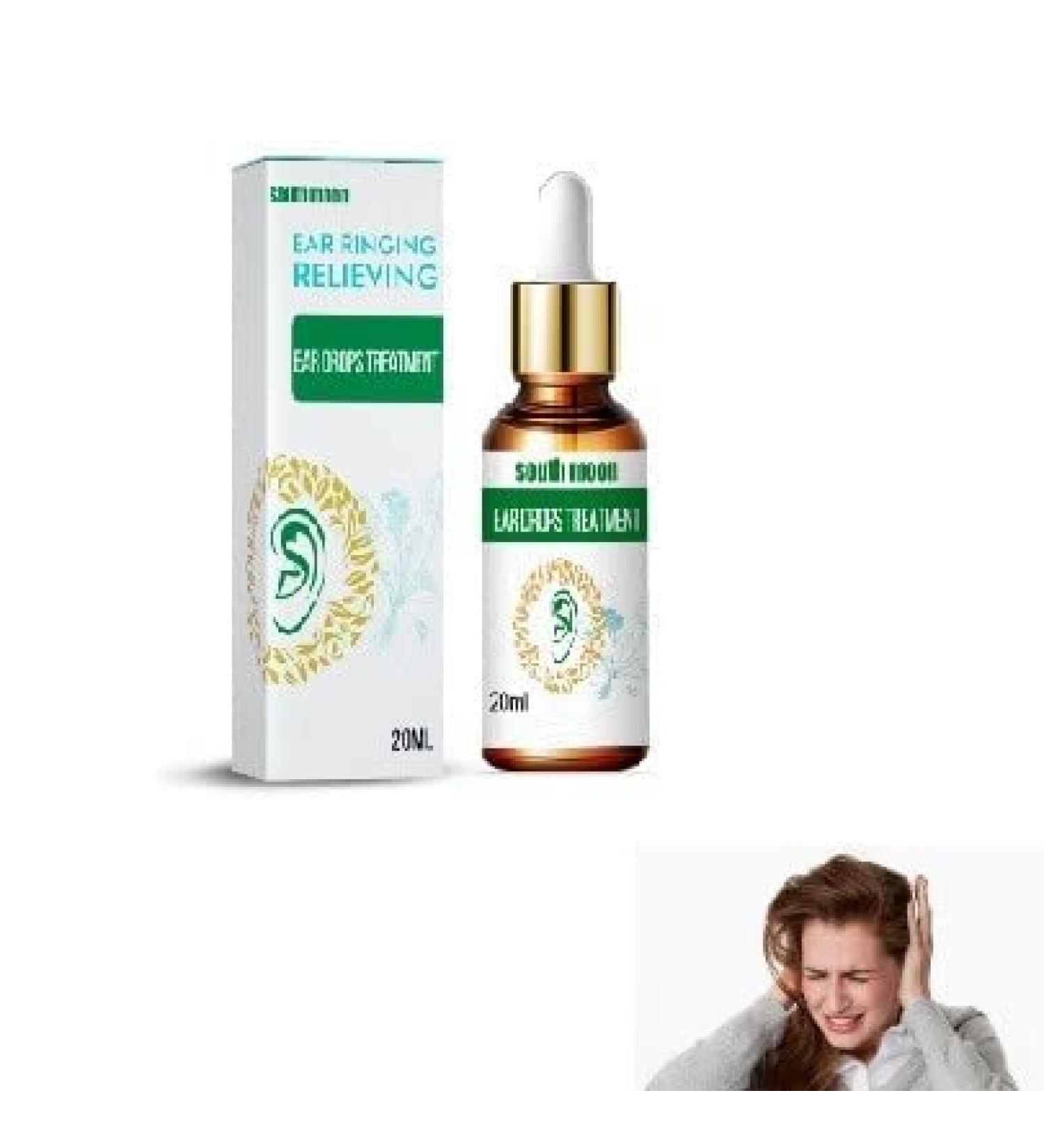 Organic Ear Ringing Remedy Drops - Ear Infection Treatment & Pain Relief - Buy Online on GoSupps.com