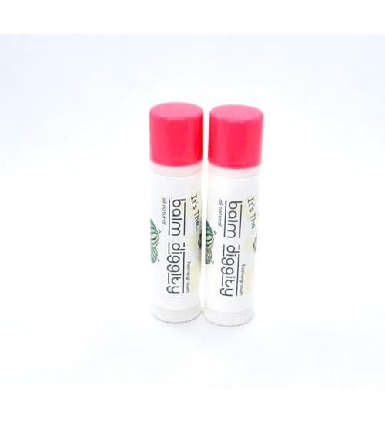 It's The Balm Diggity 2-pack Watermelon Beeswax All-Natural Moisturizing and Nourishing Lip Balm Made With Just 5 pure Ingredients (Watermelon) 0.15 ounces per tube - Buy Online on GoSupps.com