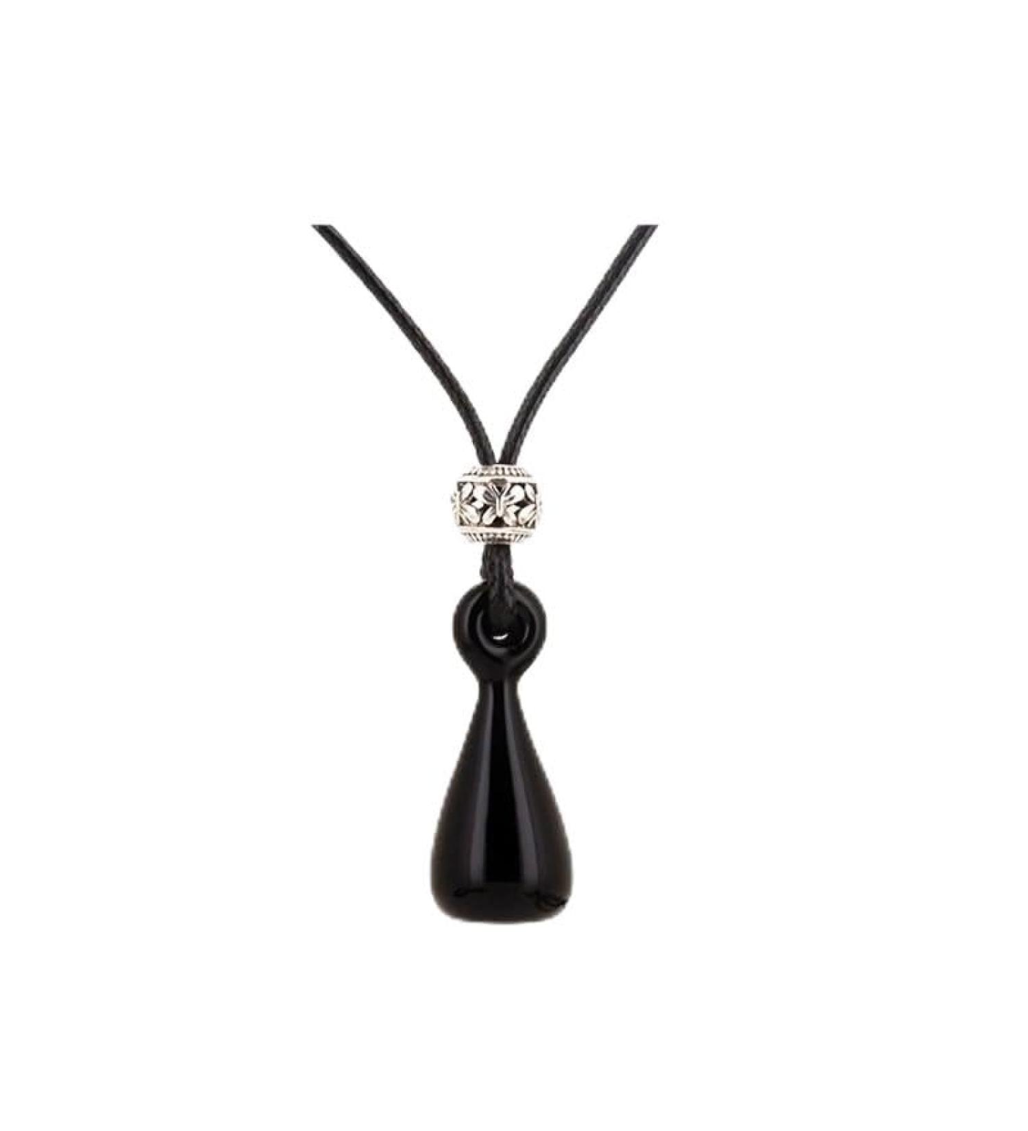 DFJOENVLDKHFE Aromatherapy Essential Oil Necklaces Aromatherapy Diffusers Chained Aromatherapy Essential Oil Necklaces (Color : Black) - Buy Online on GoSupps.com