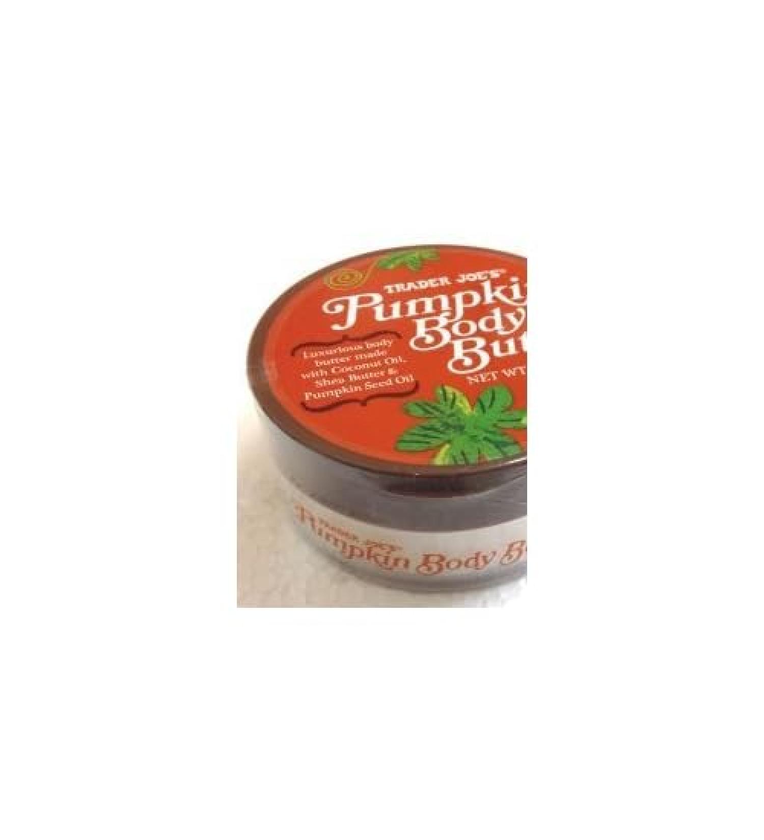 Trader Joe's Pumpkin Body Butter - Luxurious Body Butter Made with Coconut Oil Shea Butter & Pumpkin Seed Oil.