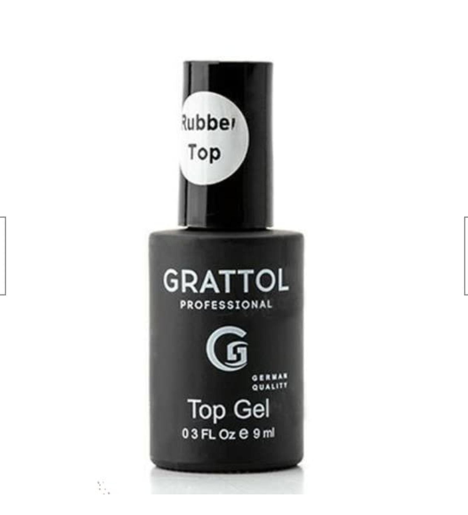 GRATTOL Professional Gel Polish UV LED Opal 02 Varnish Semi Permanent Vernis 9ml Soak Off Nail Art UV Pink Glitter Gel - (Color: Rubber top) - Buy Online on GoSupps.com