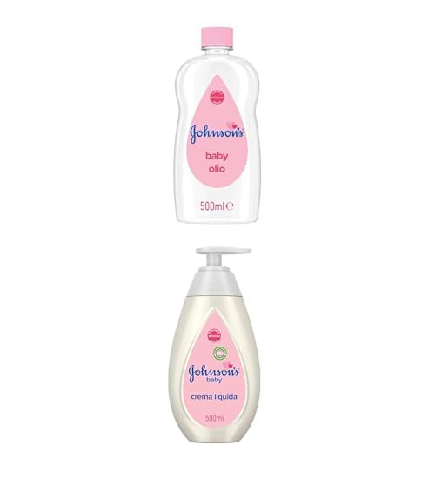 Johnson's Baby Huile pour b b (500 mL) + Lotion hydratante (500 mL) - Test par des p diatres et des dermatologues