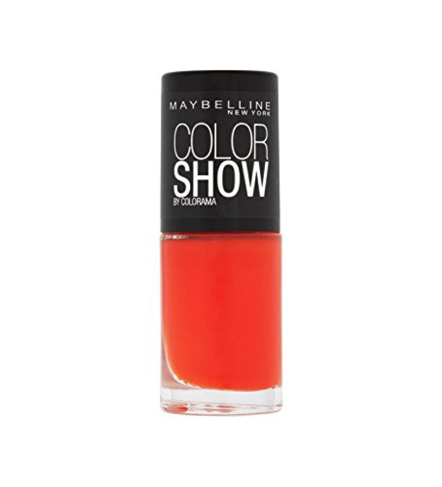 Gemey Maybelline Colour Show Nail Polish No. 341 Orange Attack